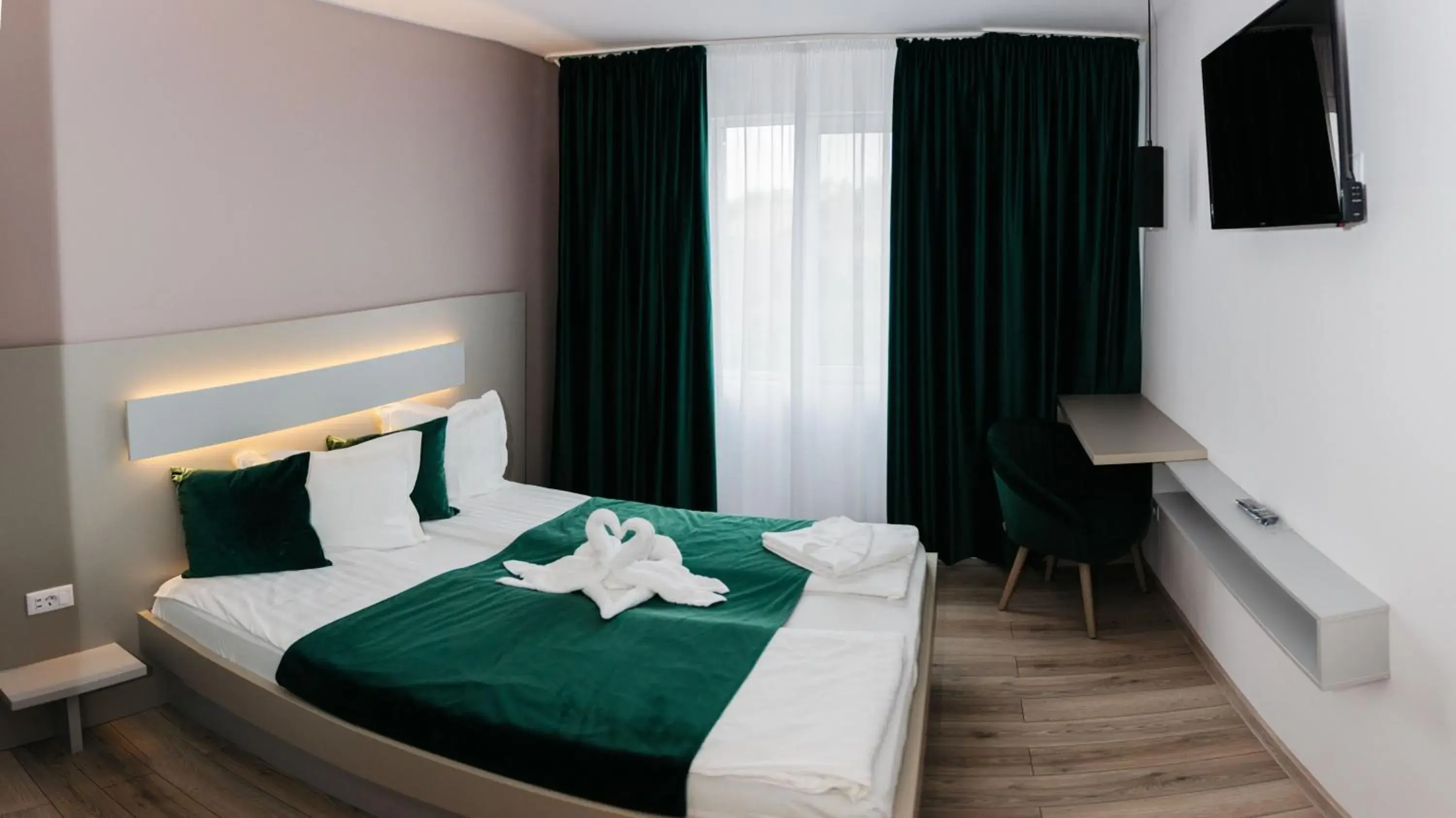 Bed in Vila Ursul Negru Bed in Vila Ursul Negru