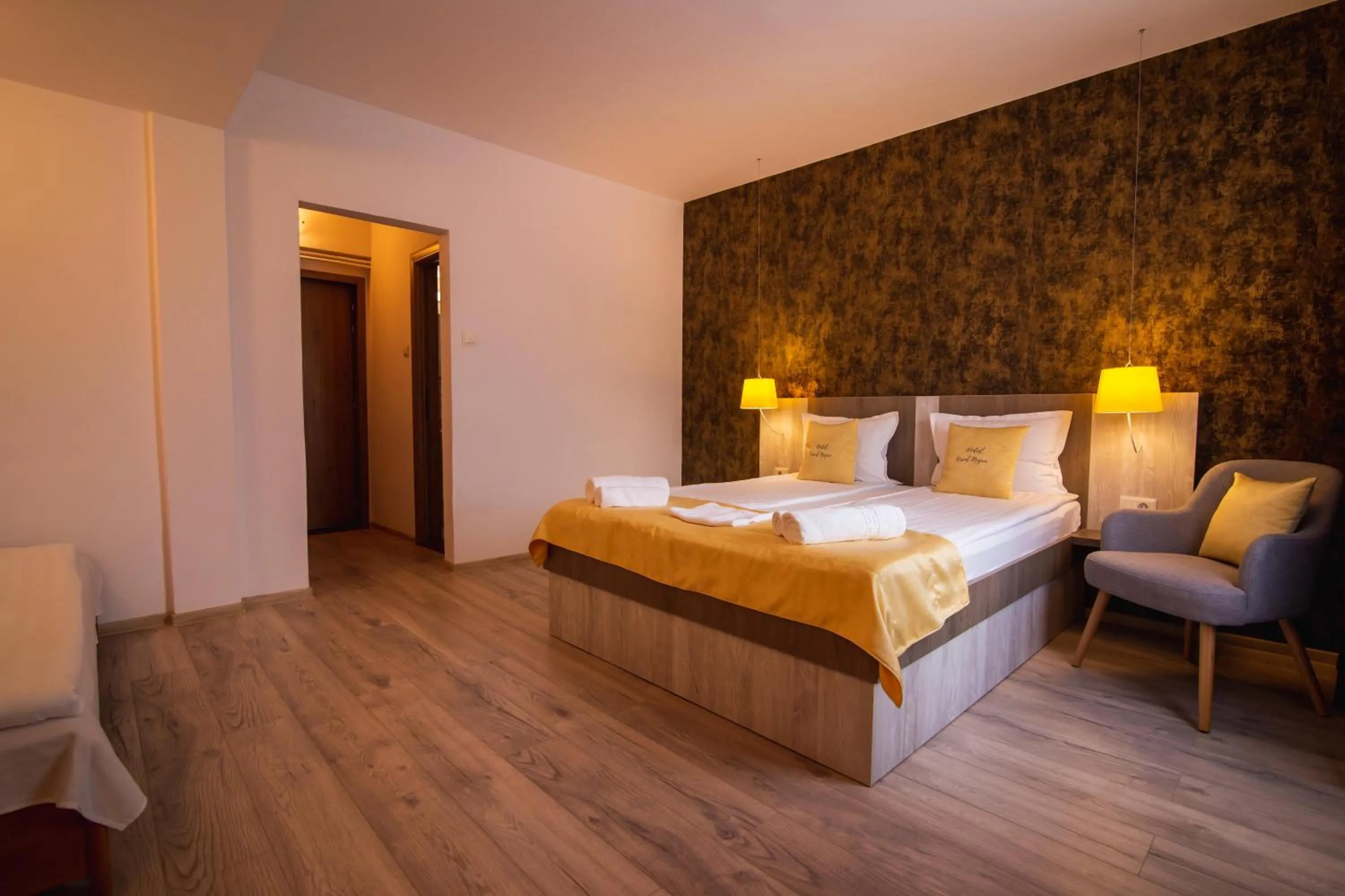 Bed in Vila Ursul Negru