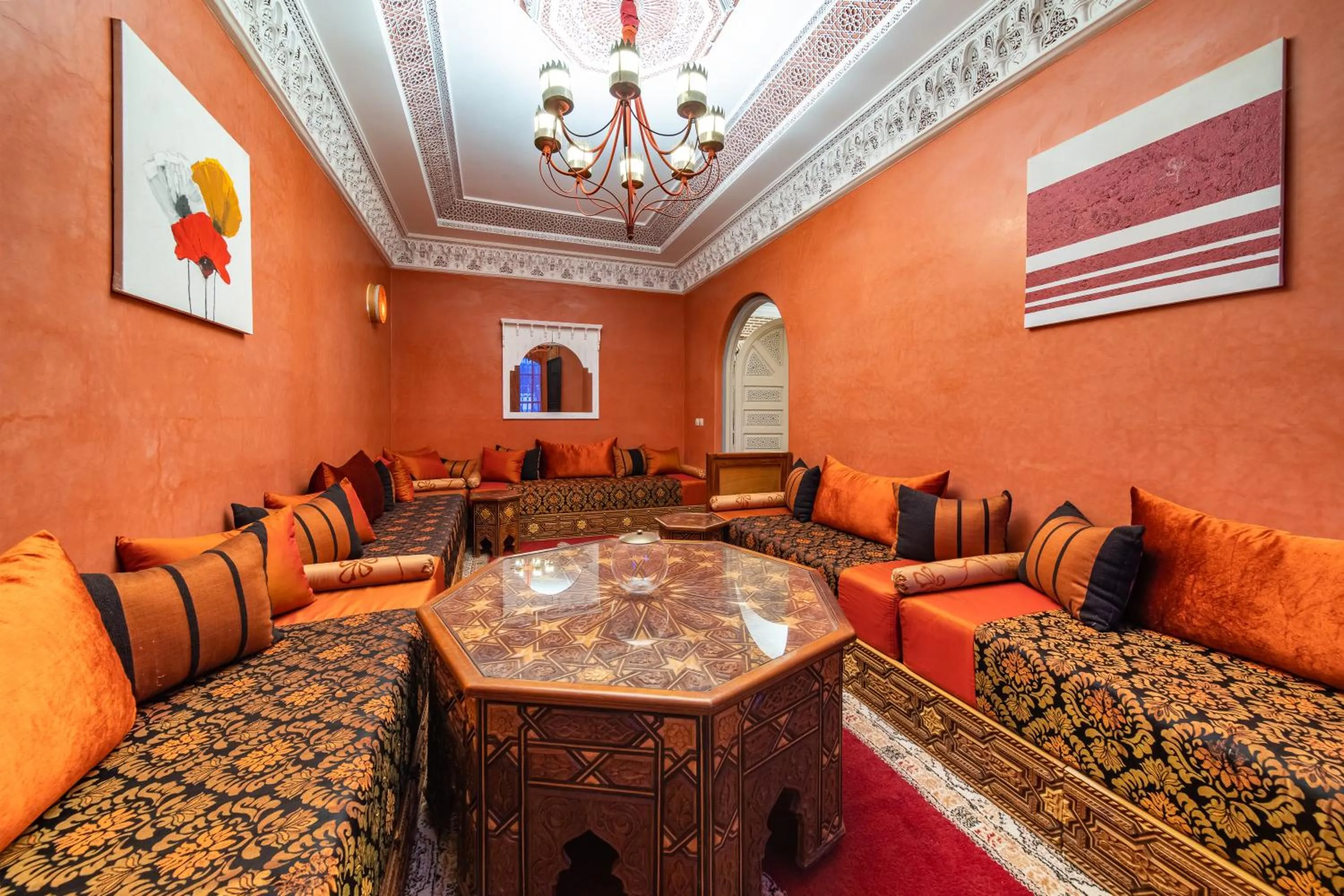 Living room in Riad Appart Arwa