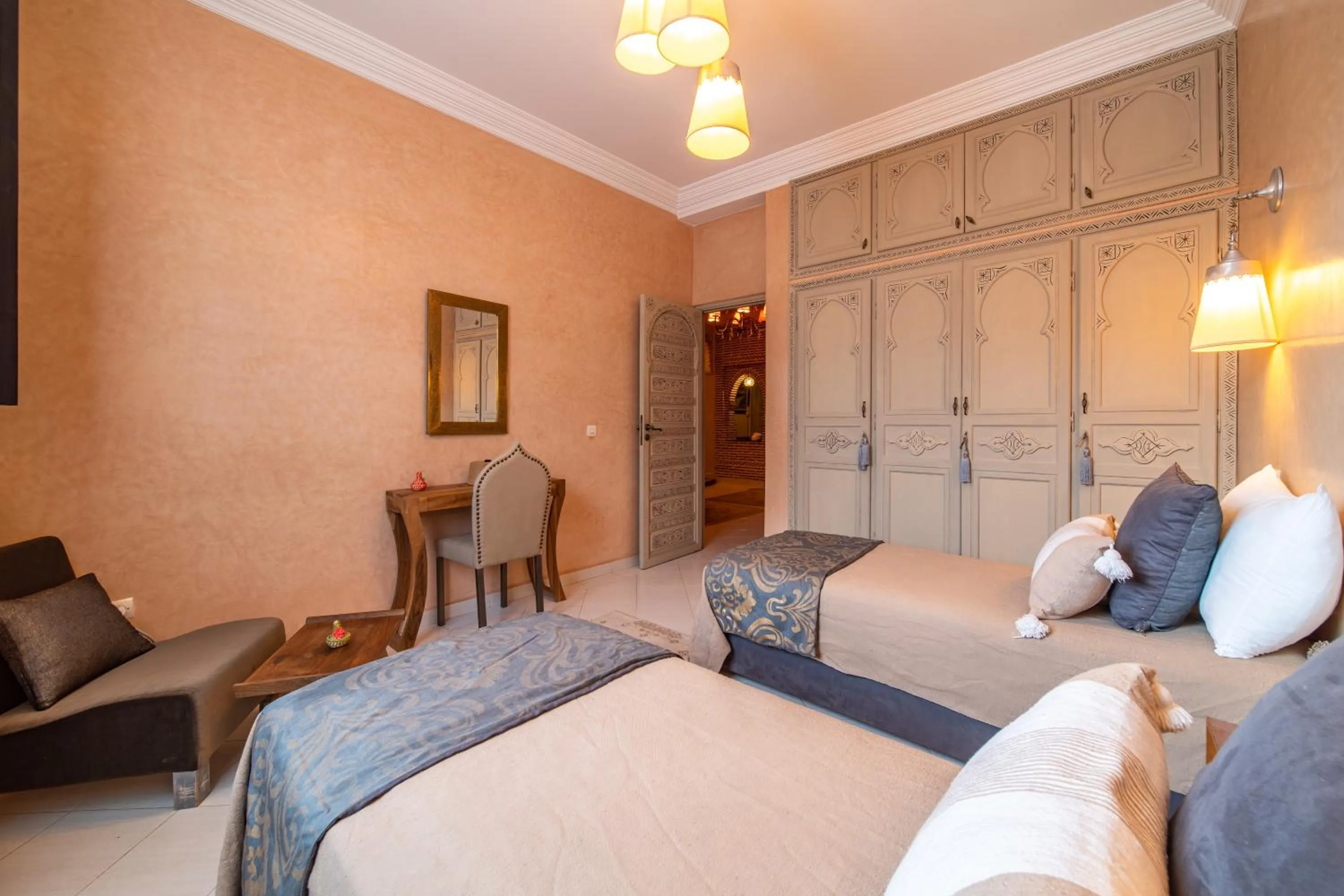 Bed in Riad Appart Arwa