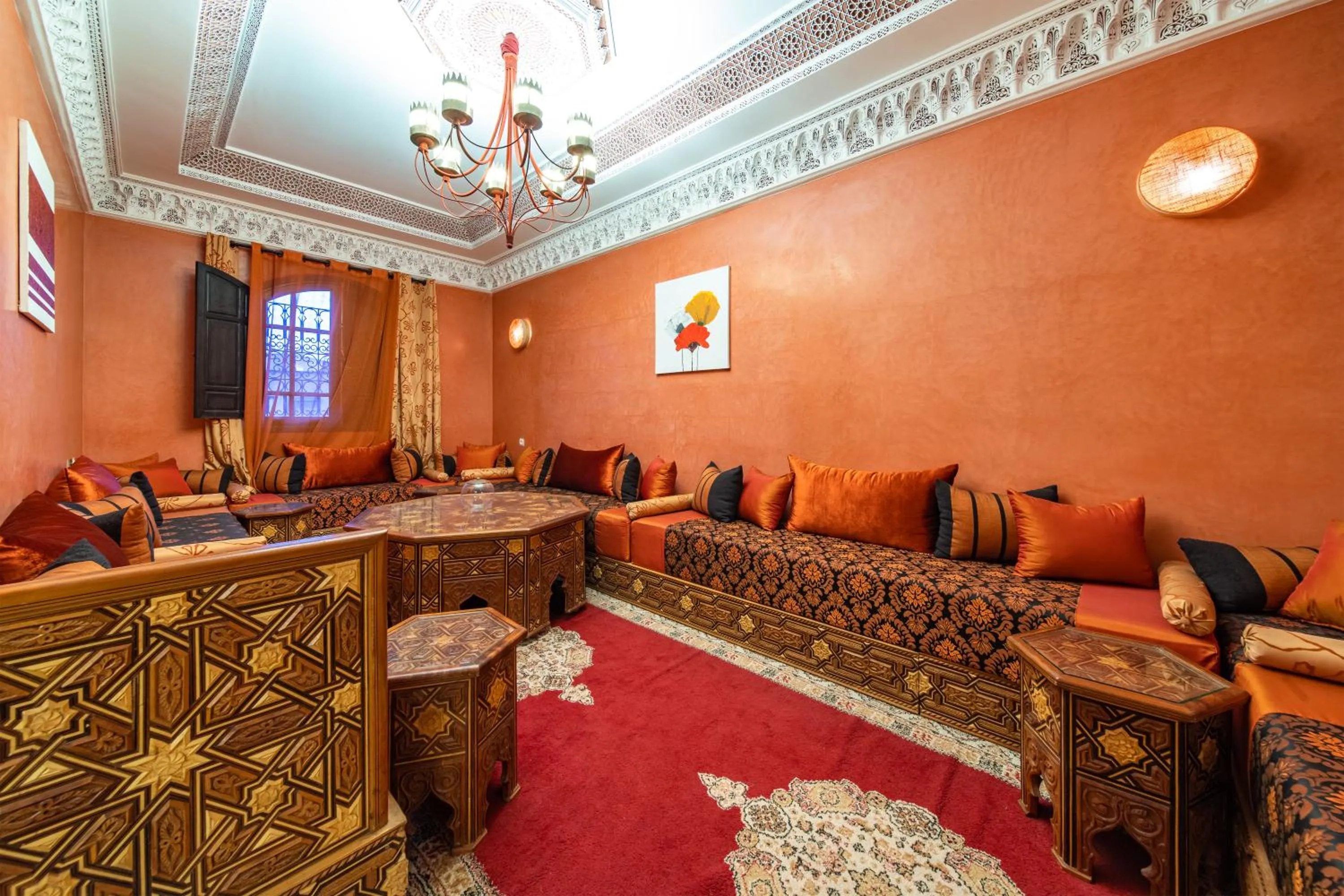 Living room in Riad Appart Arwa