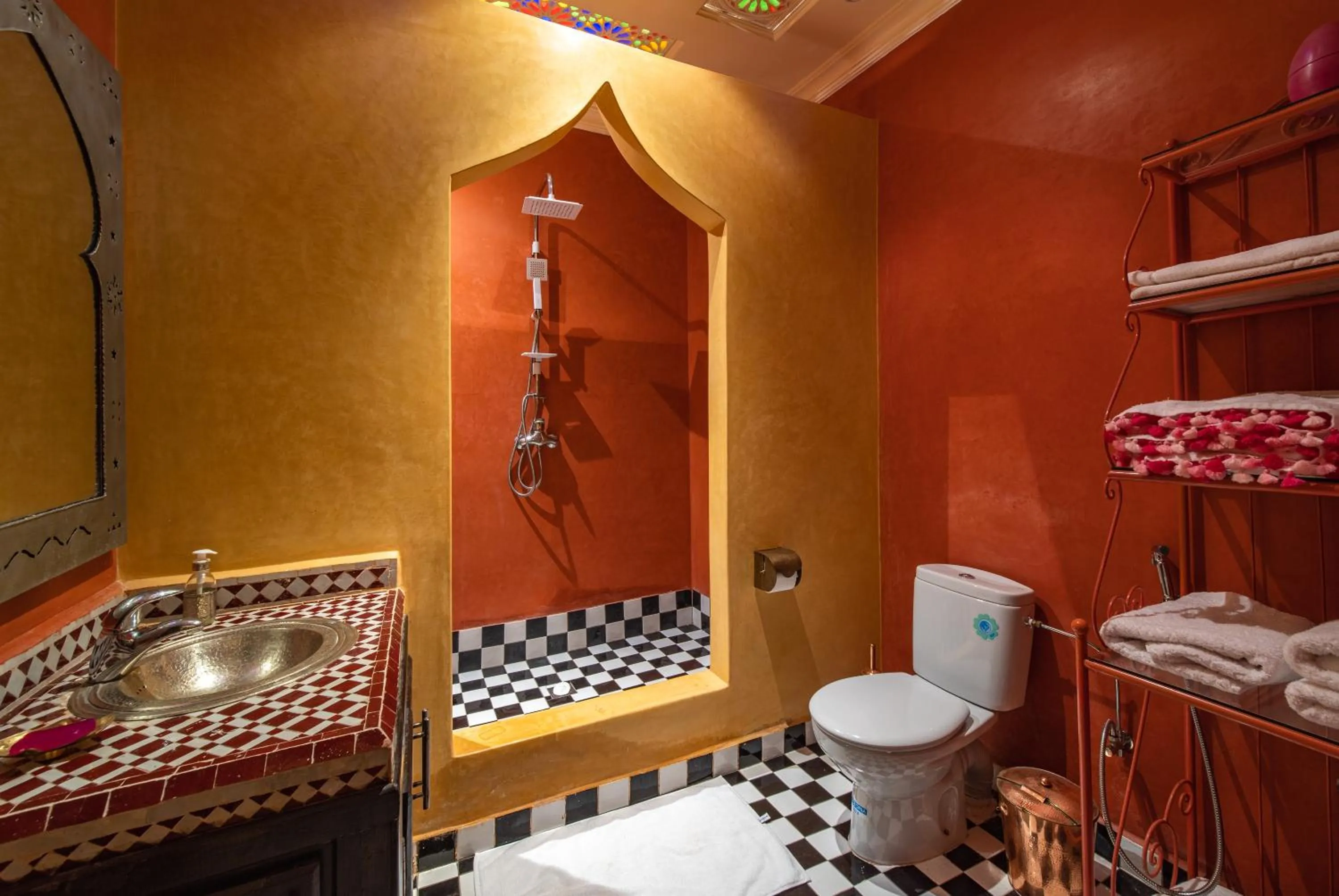 Shower in Riad Appart Arwa