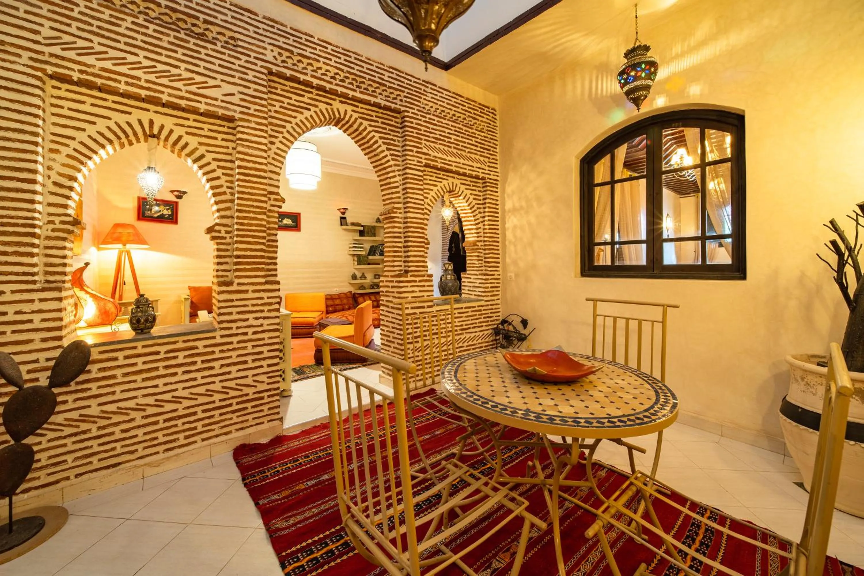 Seating area in Riad Appart Arwa