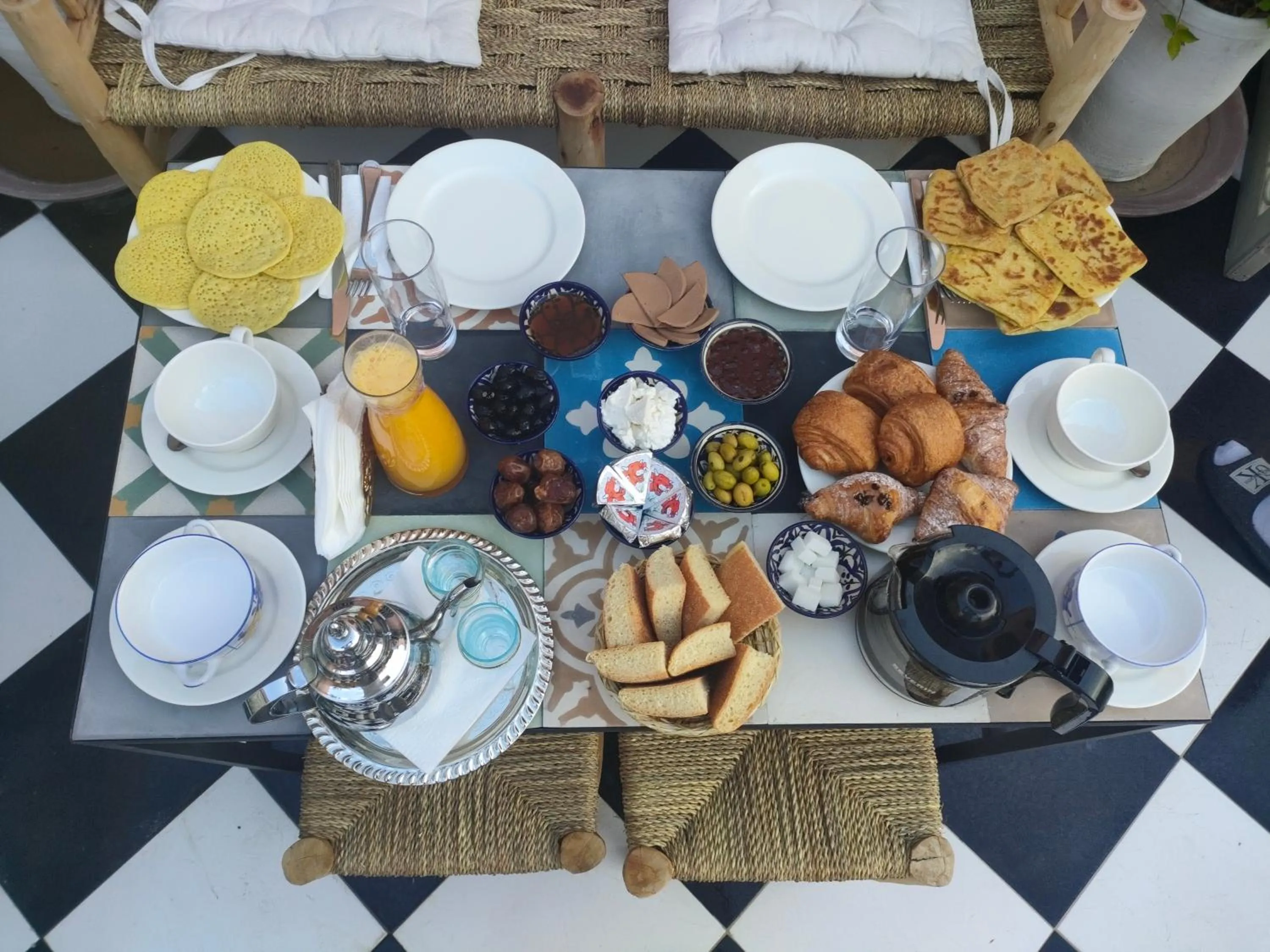 Breakfast in Riad Appart Arwa