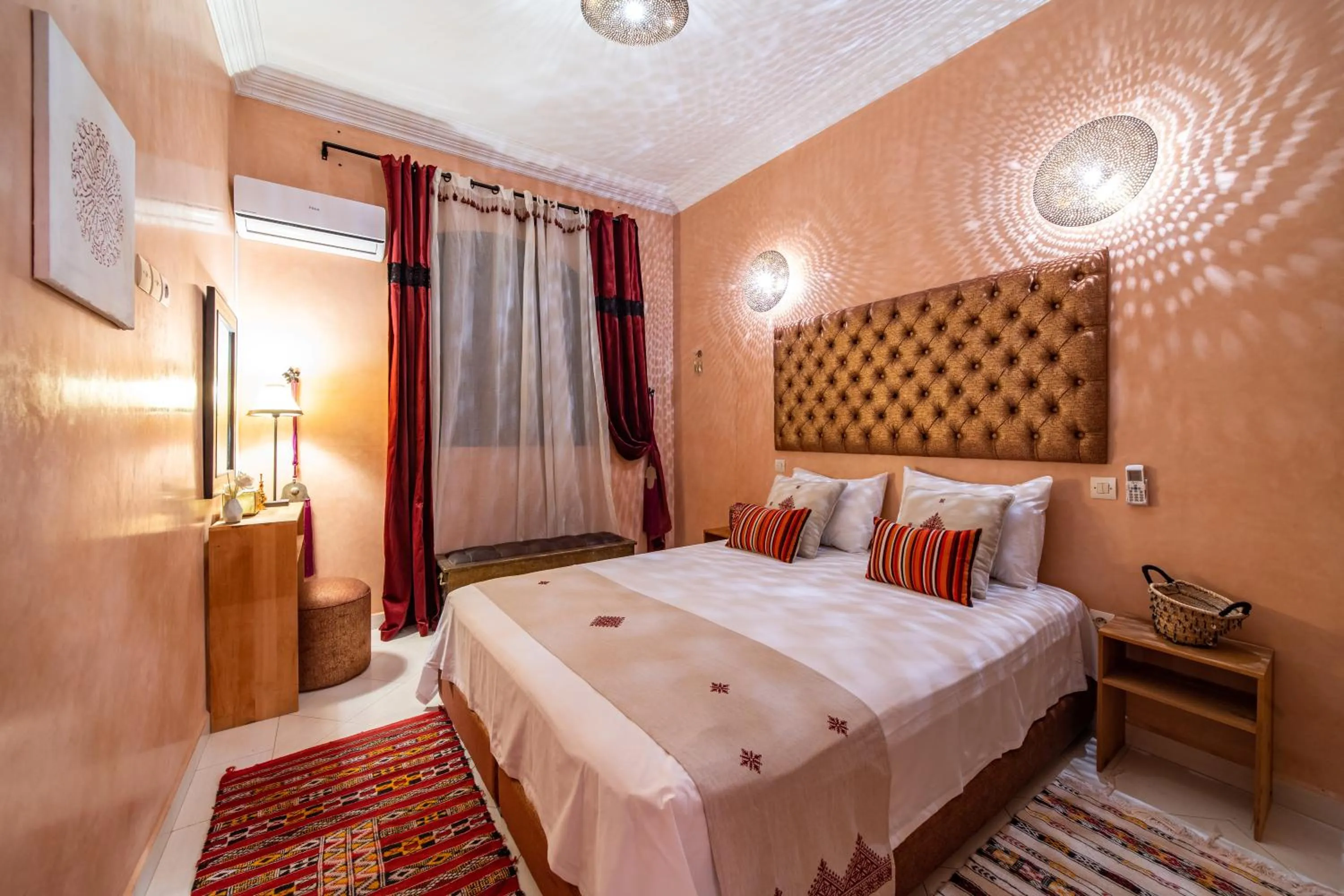 Bed in Riad Appart Arwa