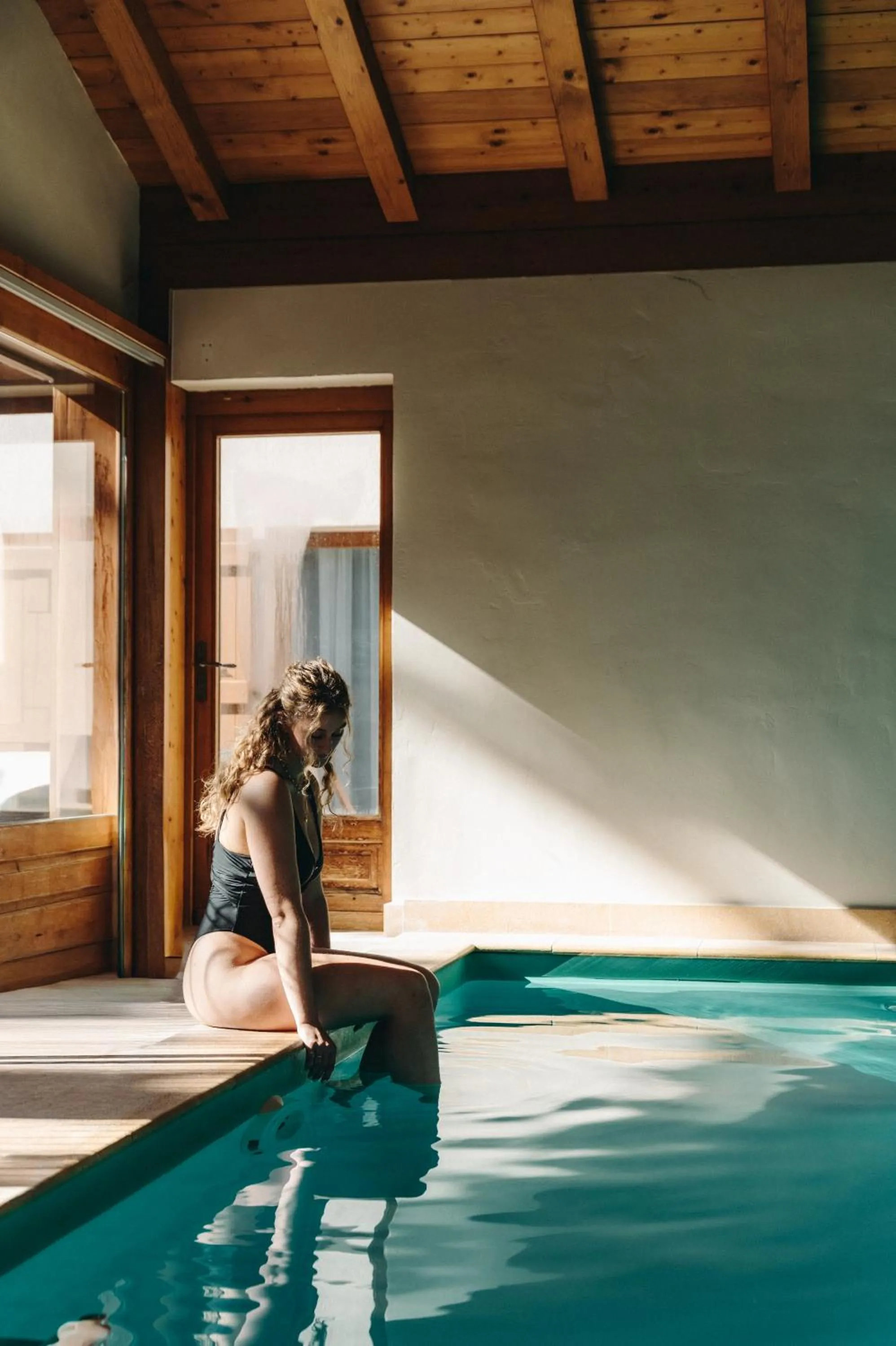 Swimming pool in Hôtel des 2 Gares