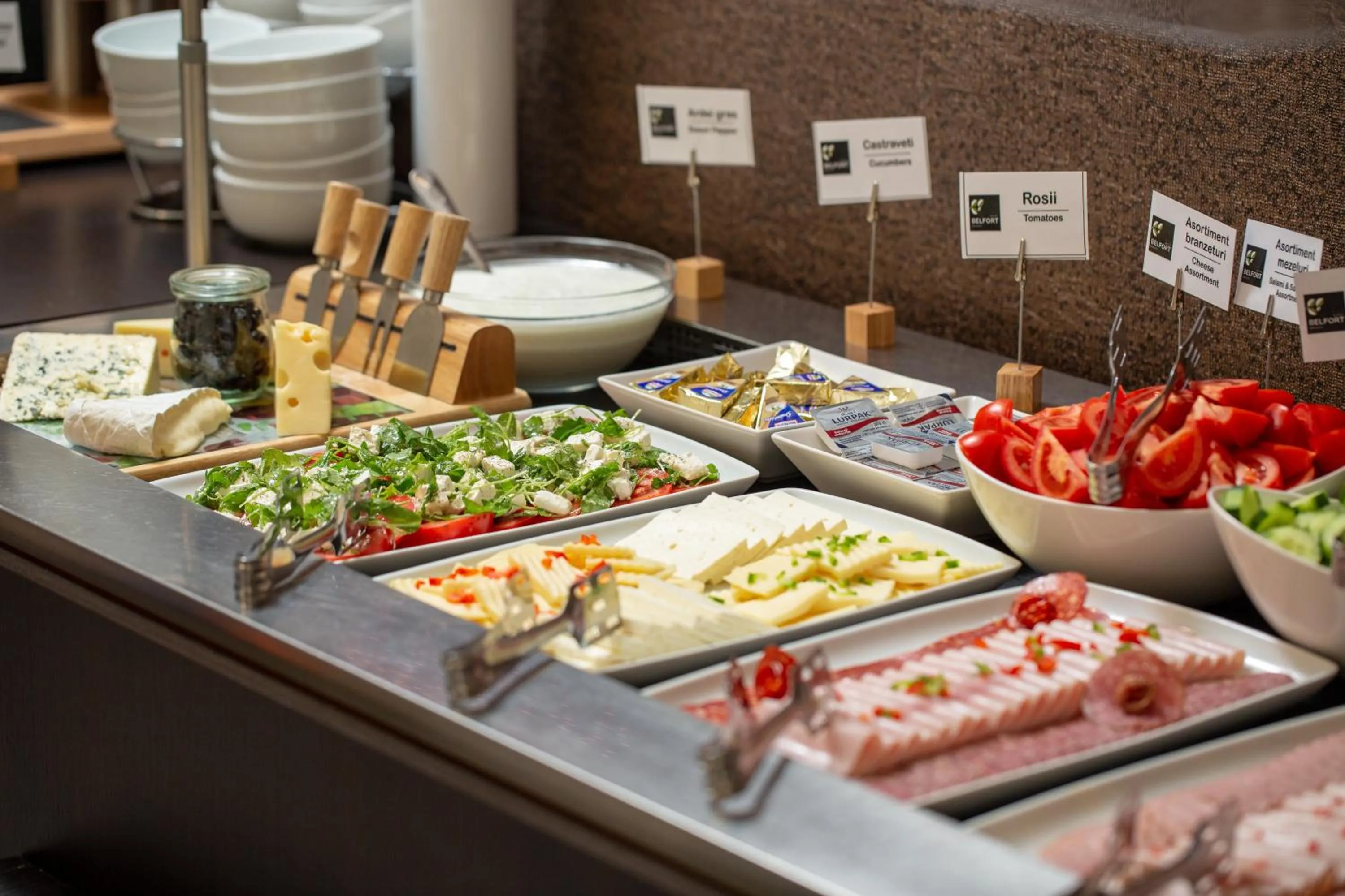 Buffet breakfast in Belfort Hotel