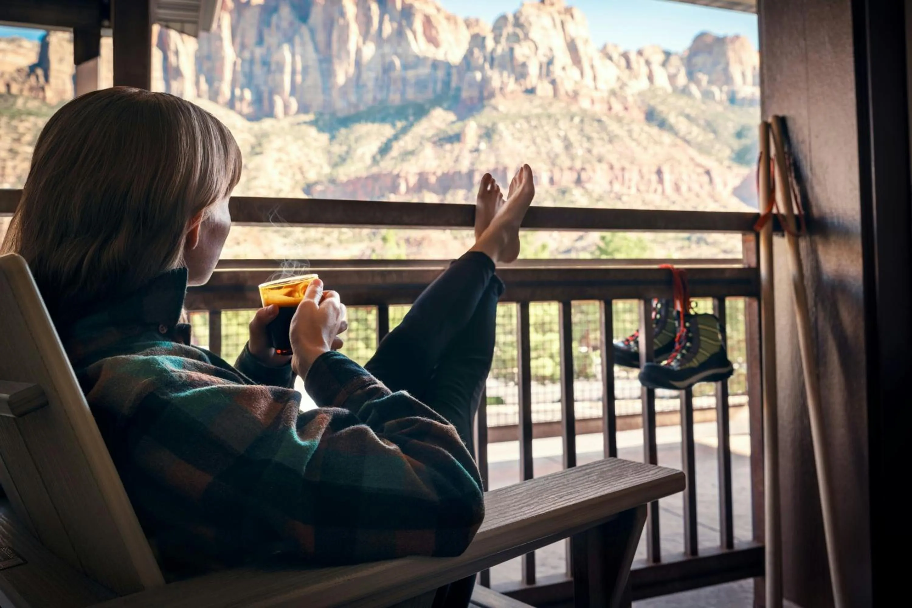 Photo of the whole room in Red Cliffs Lodge Zion, A Tribute Portfolio Hotel - Marriott Bonvoy