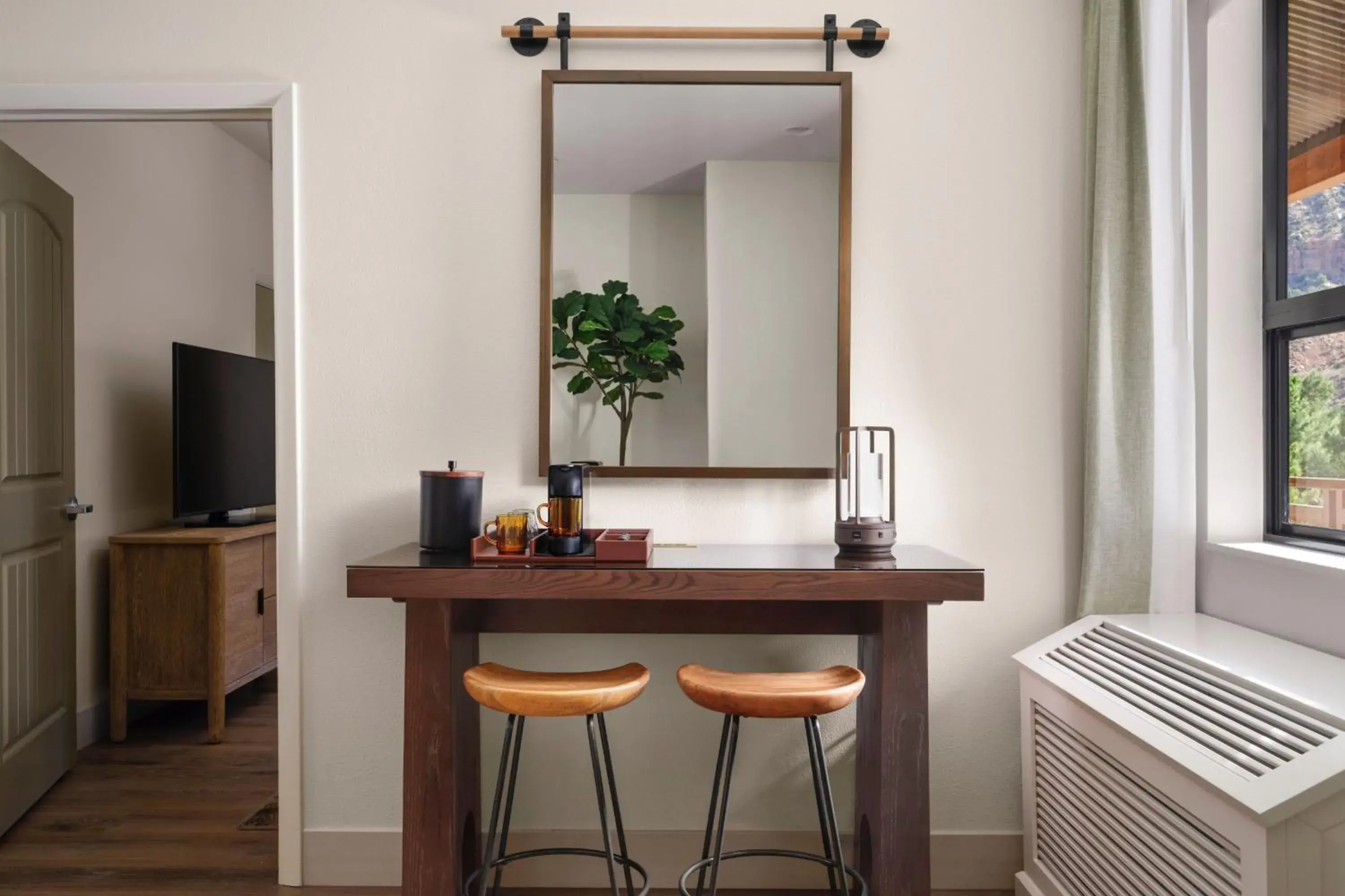 Bedroom in Red Cliffs Lodge Zion, A Tribute Portfolio Hotel Bedroom in Red Cliffs Lodge Zion, A Tribute Portfolio Hotel