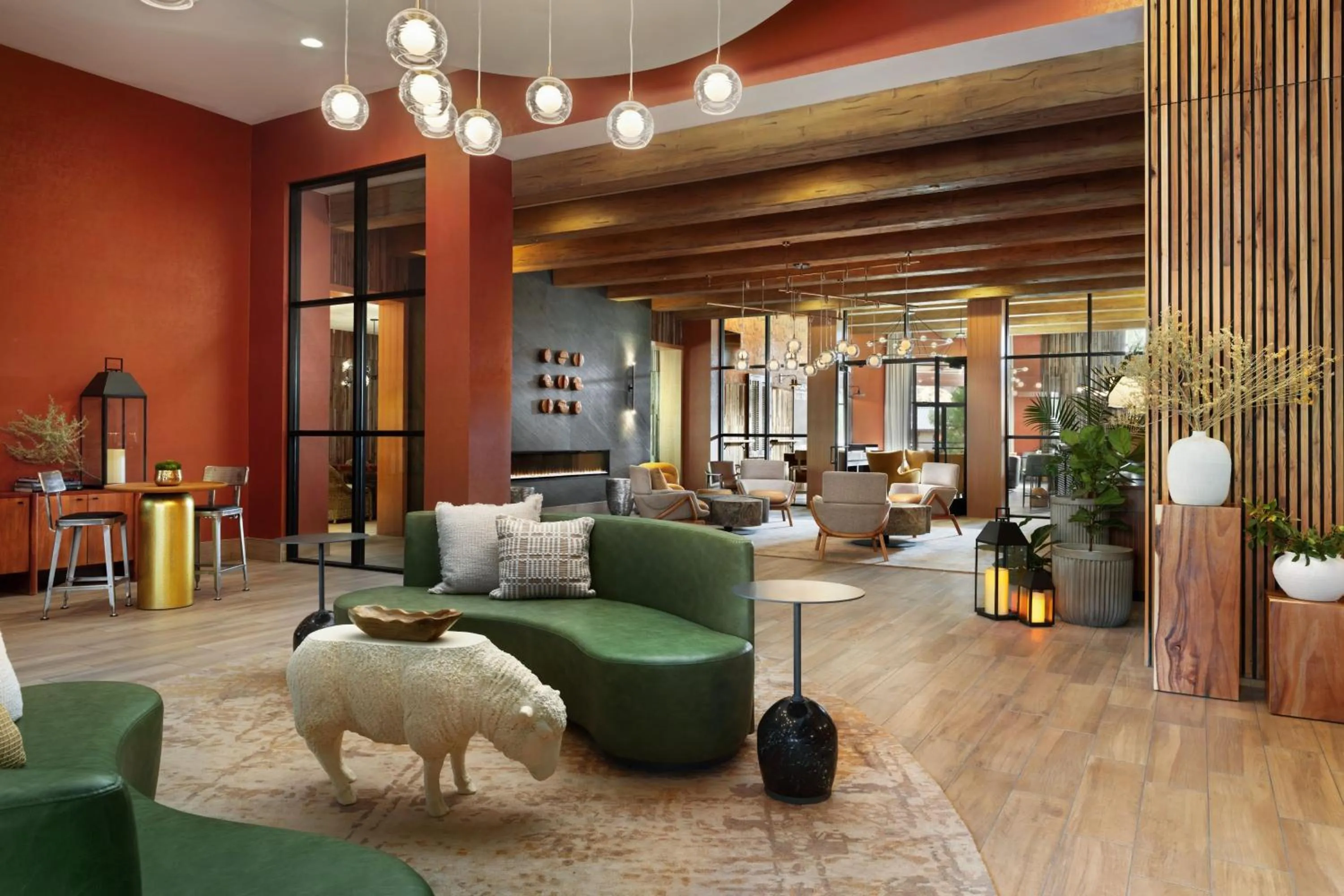 Lobby or reception in The Red Cliffs Lodge Zion, a Tribute Portfolio Hotel