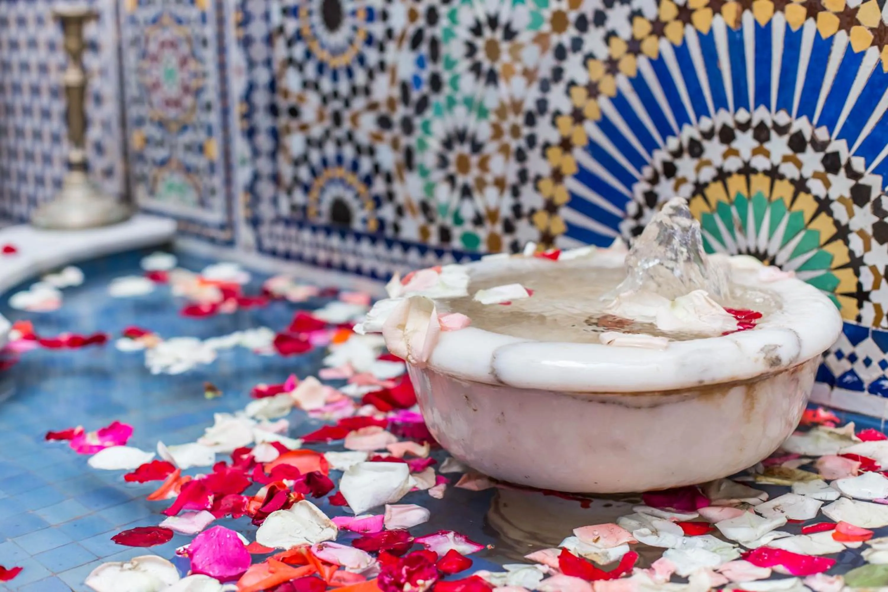 Decorative detail in Dar Fes Medina Ziat