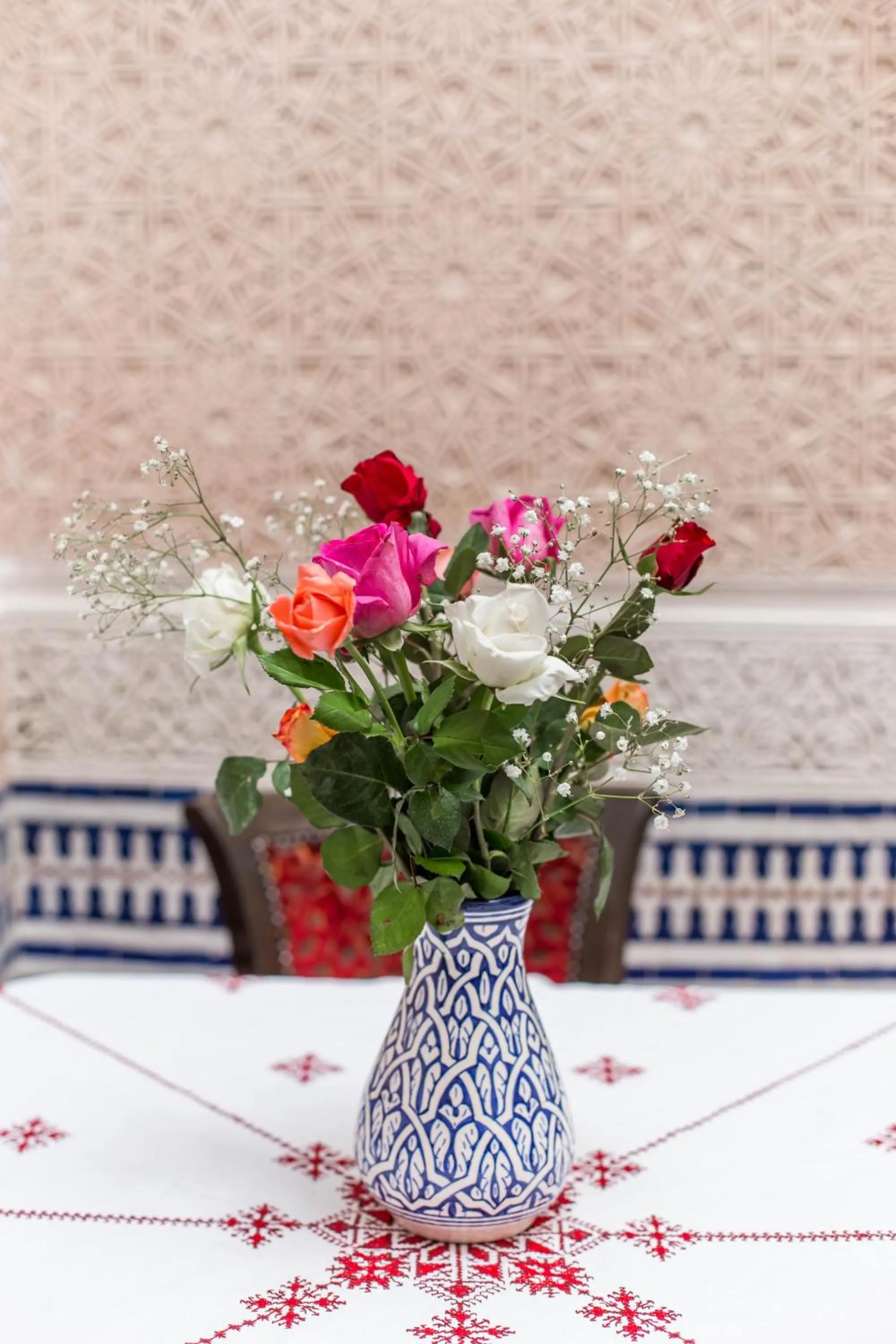 Decorative detail in Dar Fes Medina Ziat