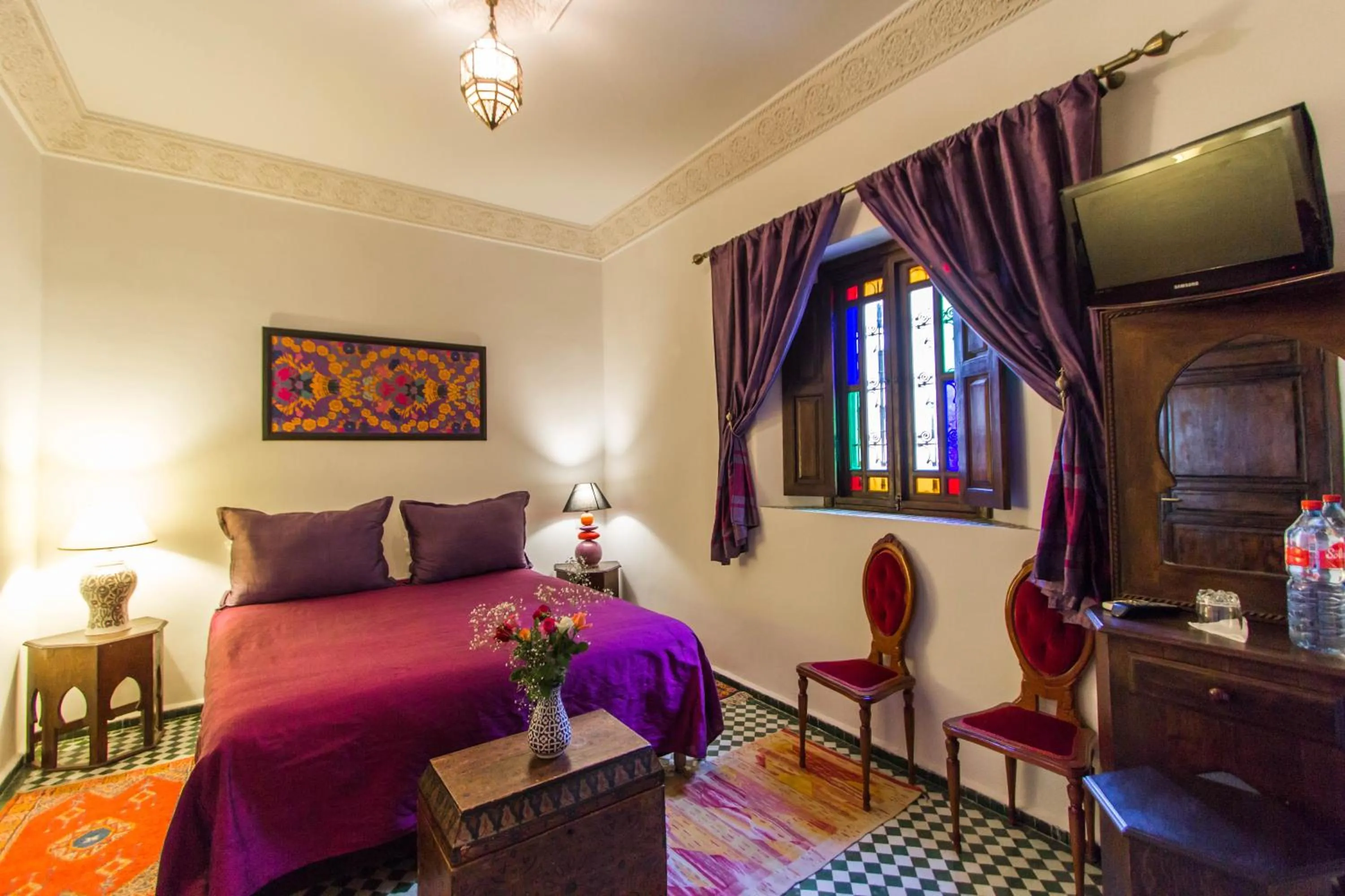 Bed in Dar Fes Medina Ziat