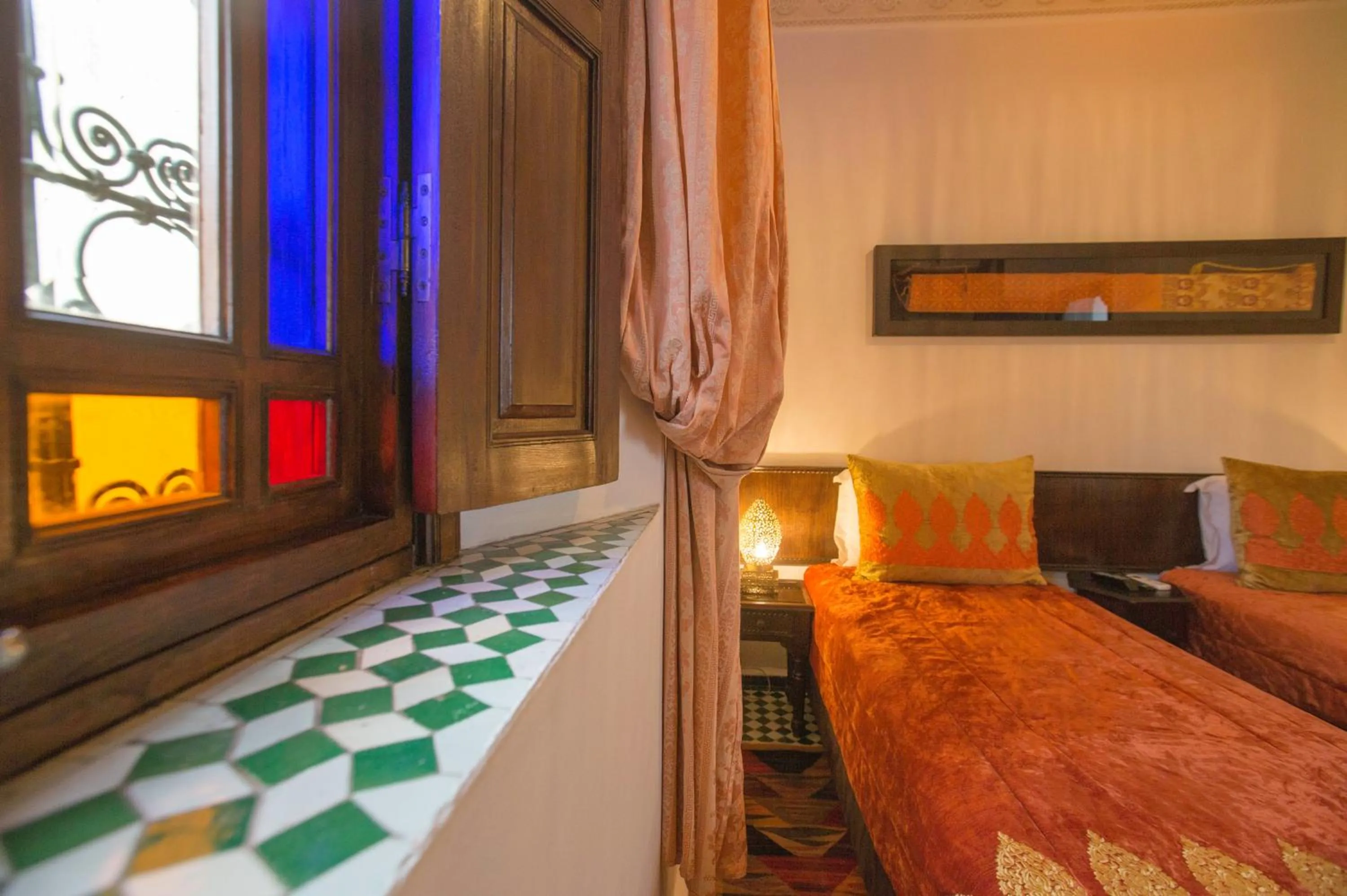 Bed in Dar Fes Medina Ziat