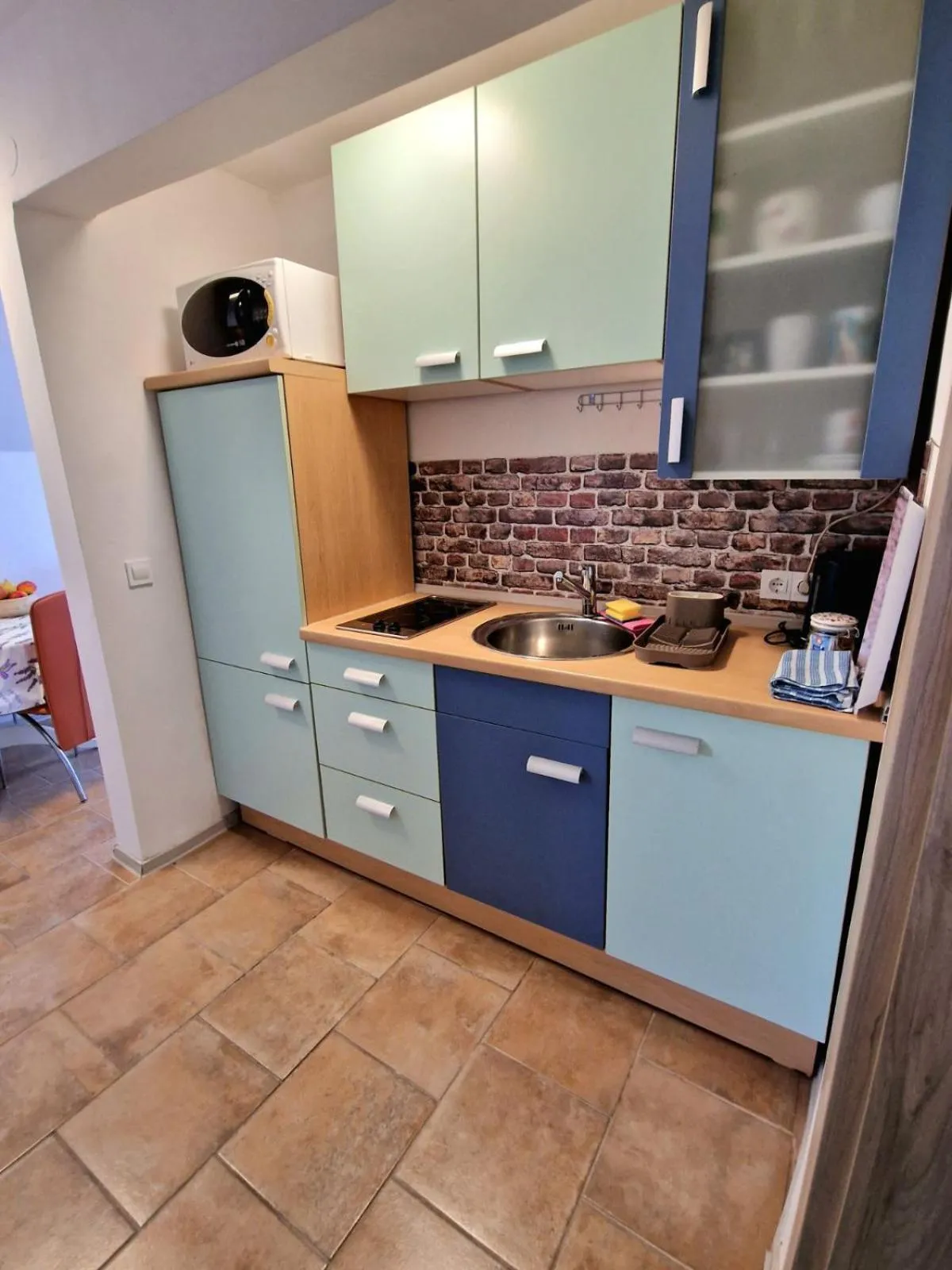 Kitchen or kitchenette in Apartments Karin