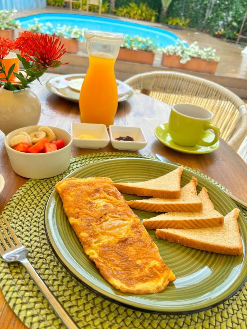 American breakfast in Casa Bustamante Hotel Boutique