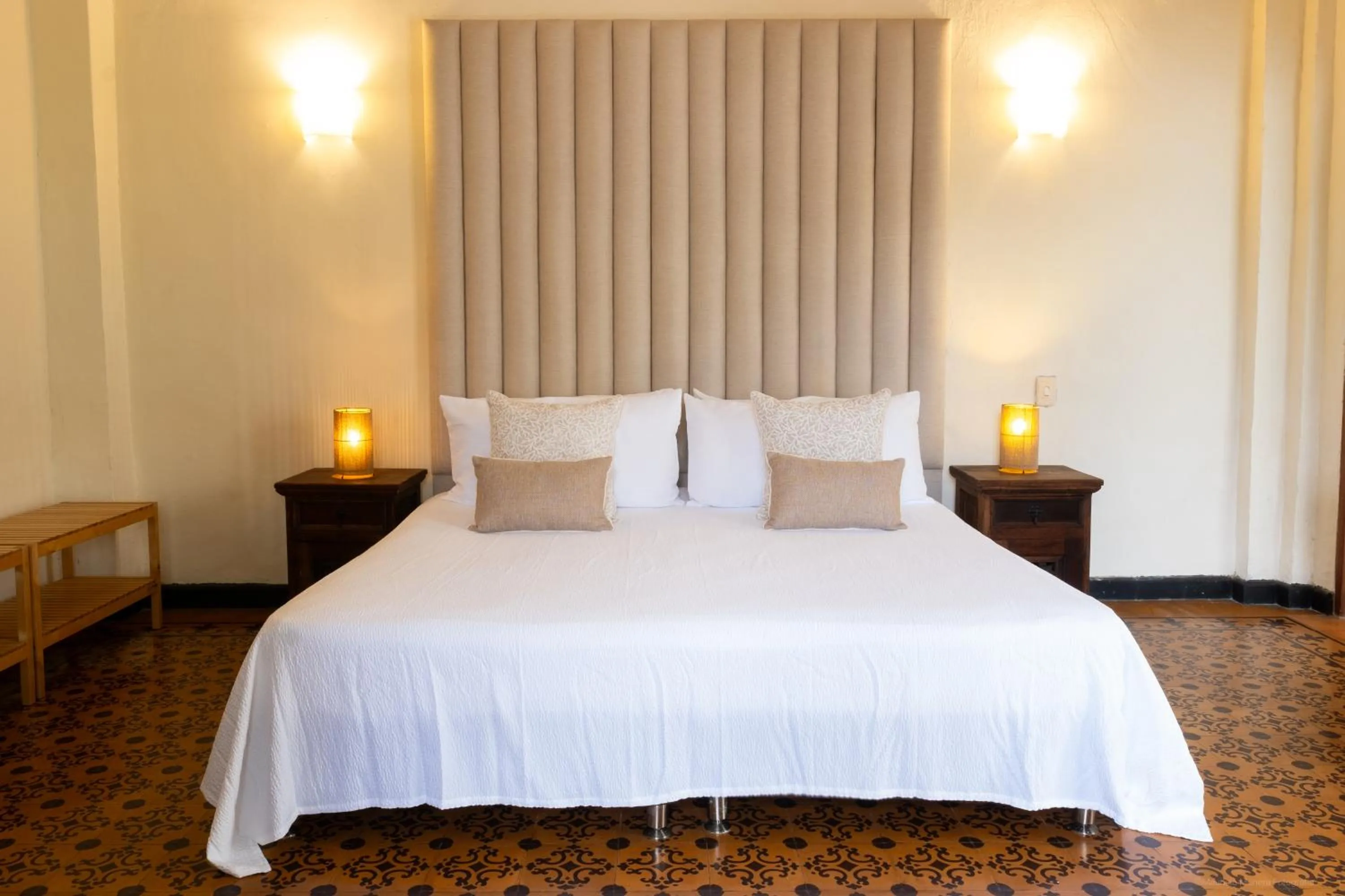 Bed in Casa Bustamante Hotel Boutique