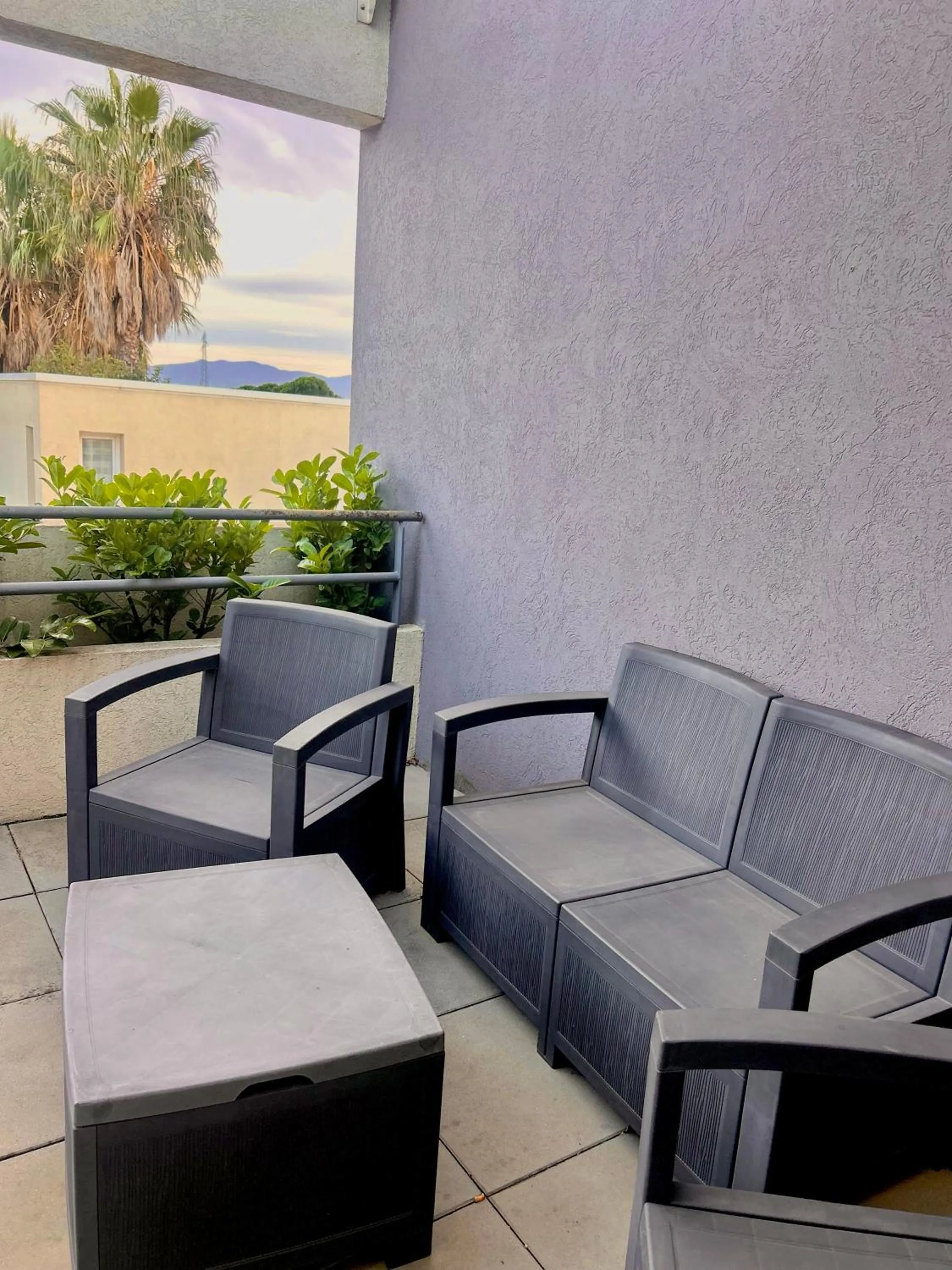 Balcony/Terrace in Logis Hôtel La Fauceille