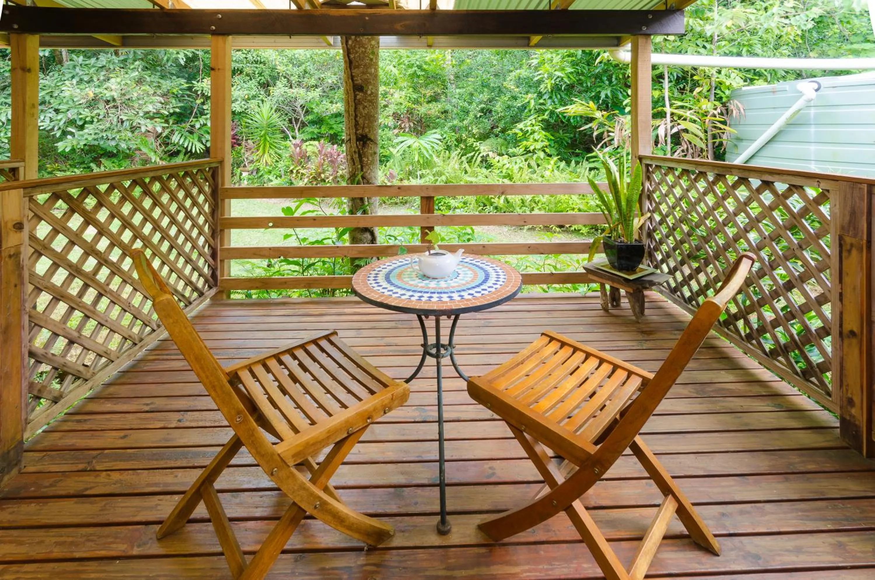 Balcony/Terrace in Epiphyte B & B