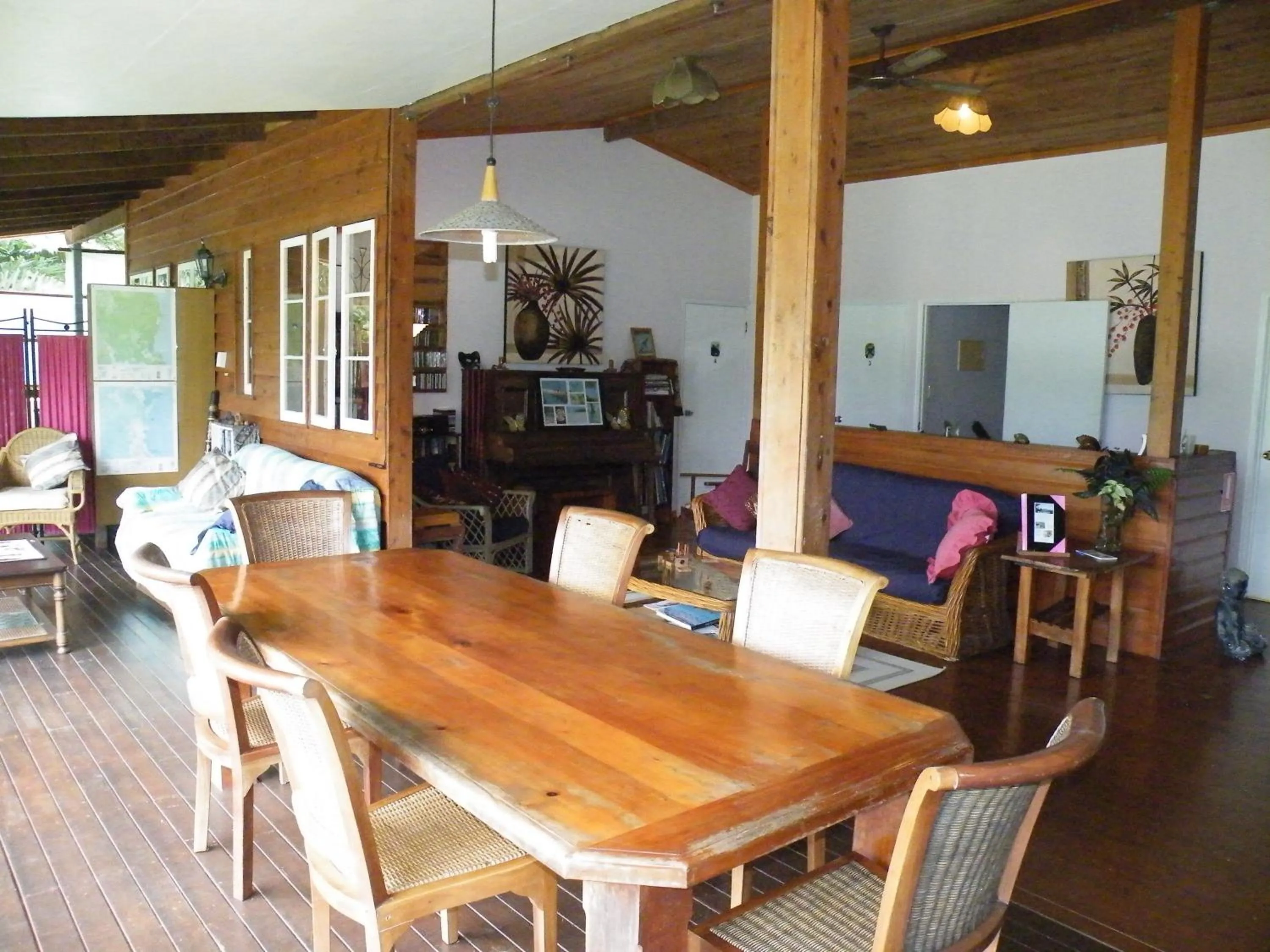 Living room in Epiphyte B & B