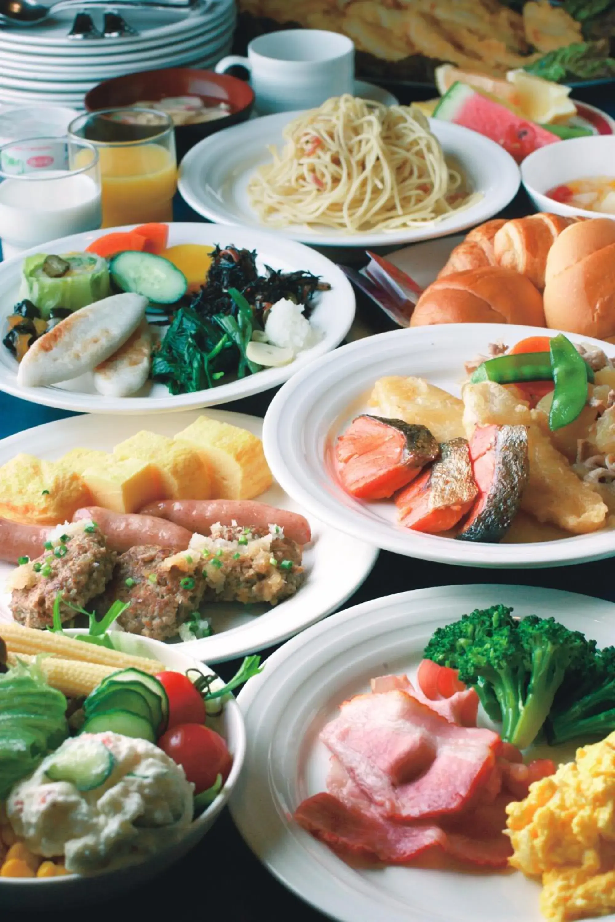 Buffet breakfast in Smile Hotel Sendai-Kokubuncho Buffet breakfast in Smile Hotel Sendai-Kokubuncho