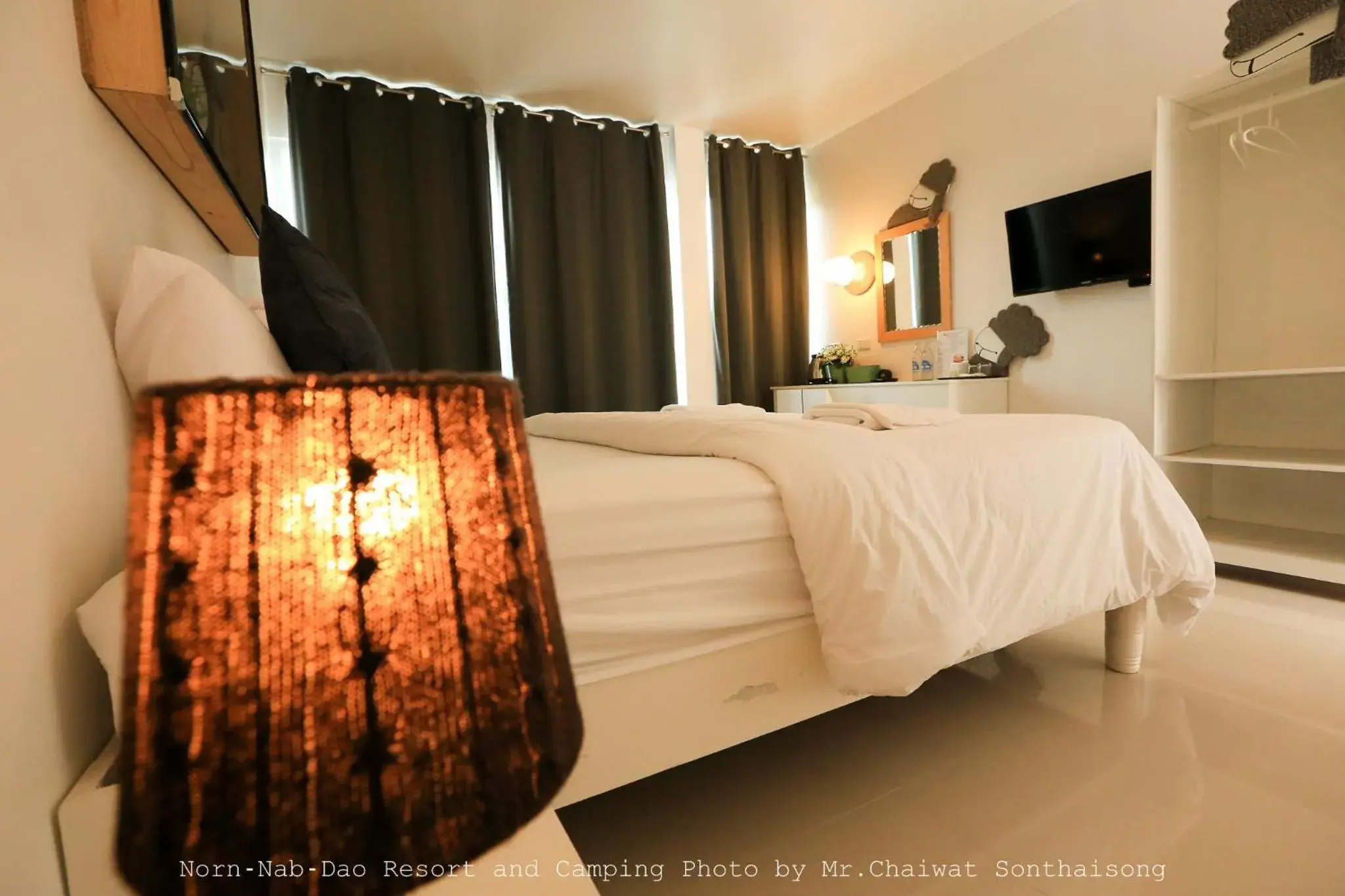 Bed in Norn Nab Dao RimPhu Resort Bed in Norn Nab Dao RimPhu Resort