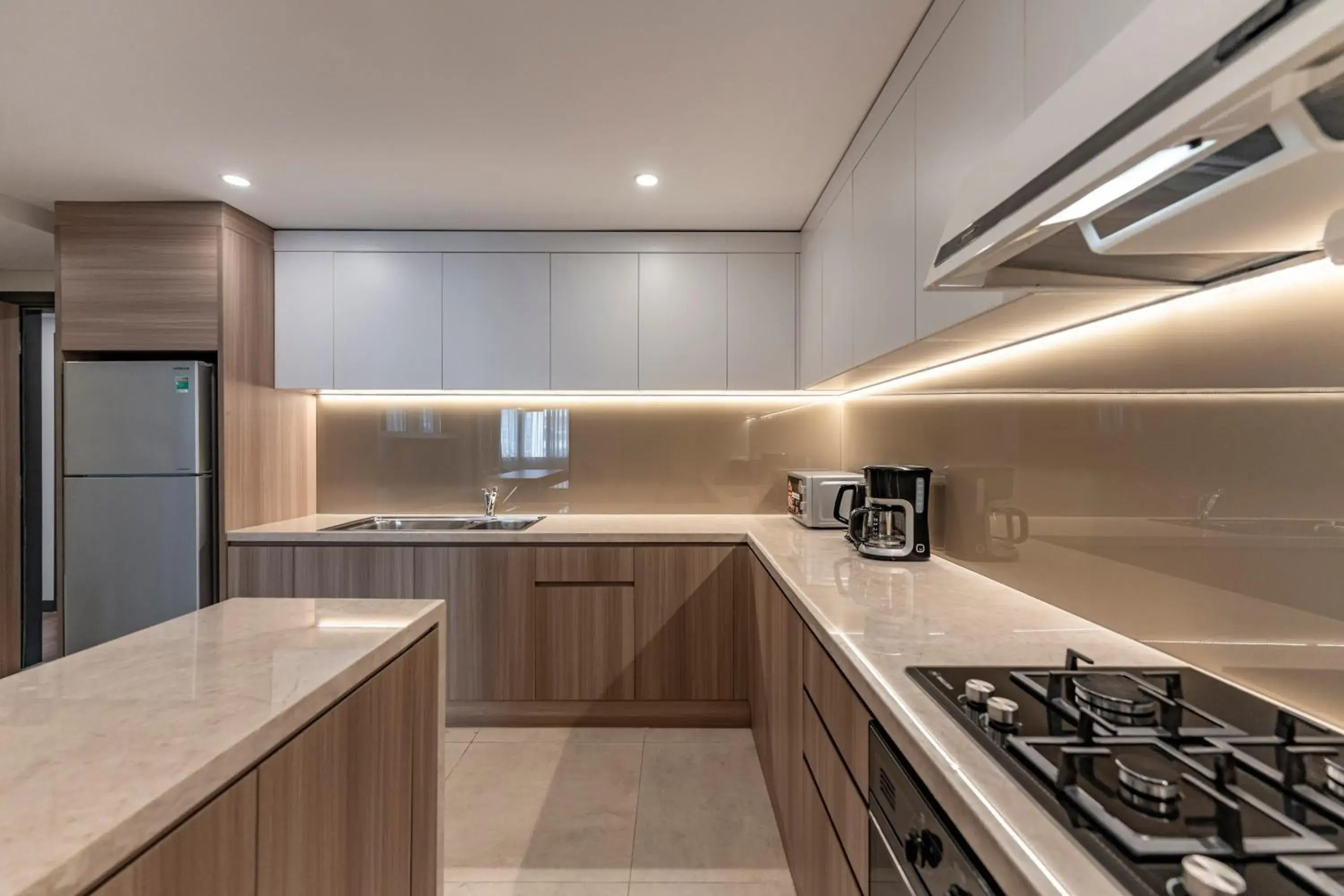 Kitchen or kitchenette in Garden View Court Suites Ho Chi Minh City Kitchen or kitchenette in Garden View Court Suites Ho Chi Minh City