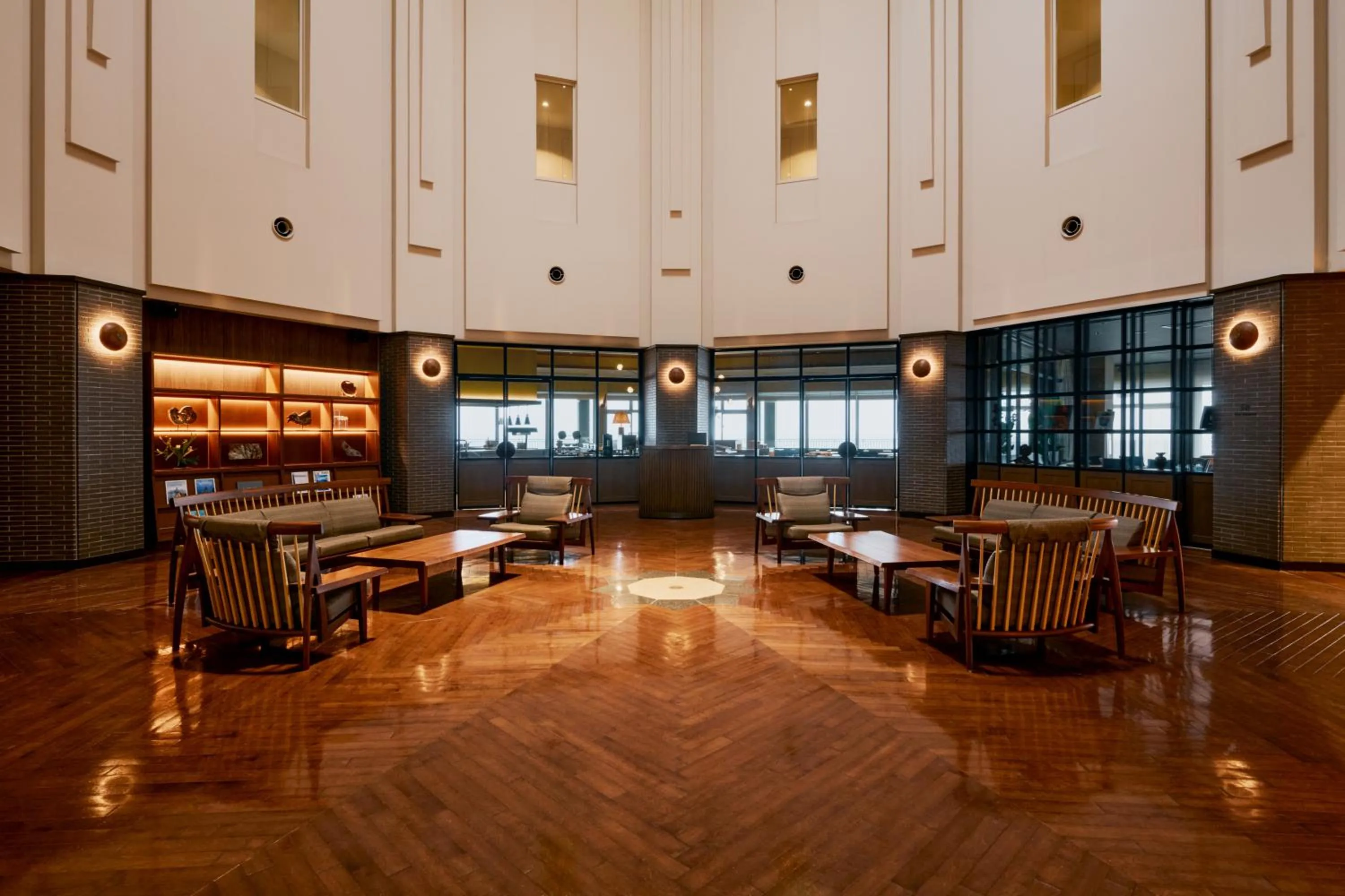 Lobby or reception in samana hotel Yakushima