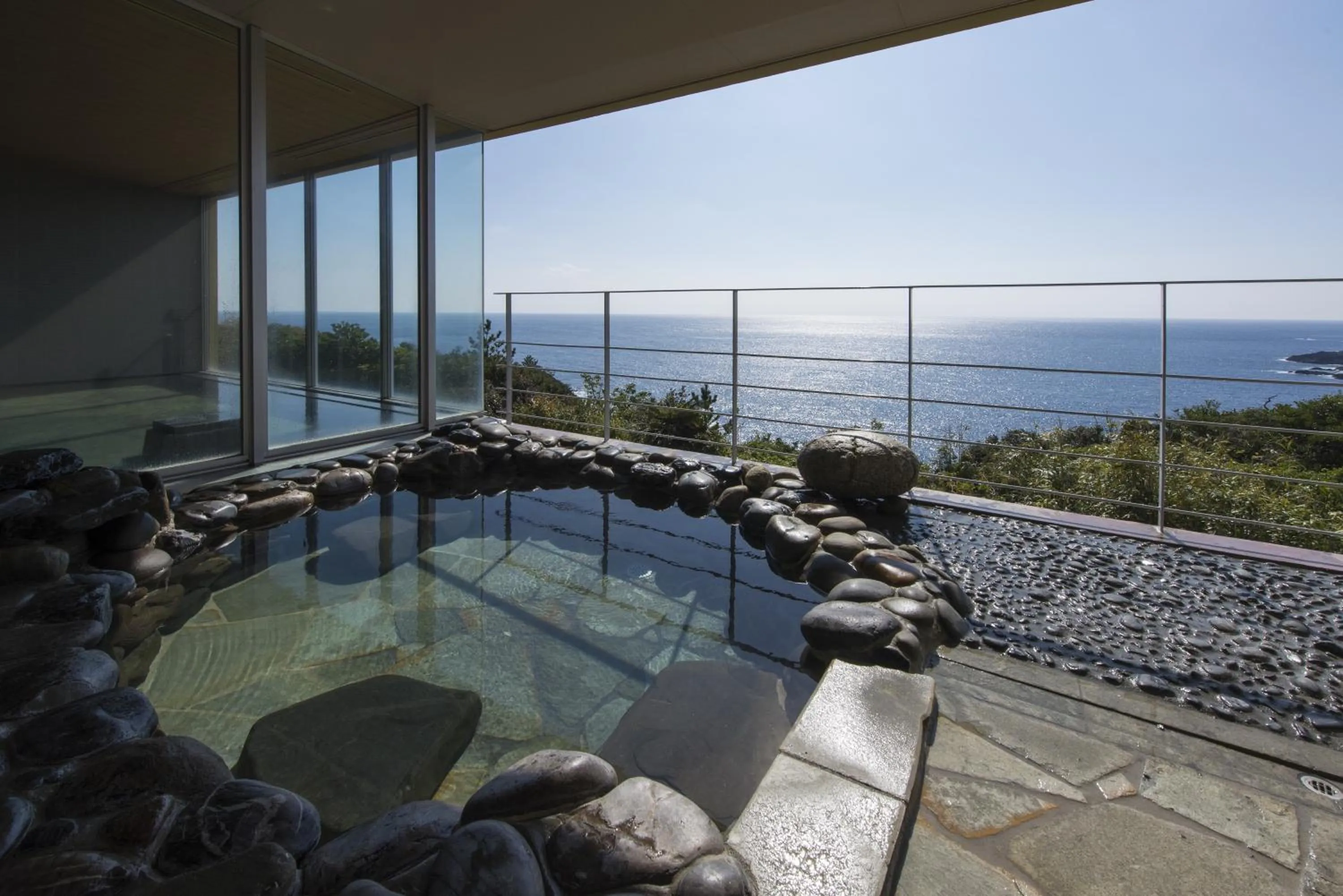 Hot Spring Bath in samana hotel Yakushima