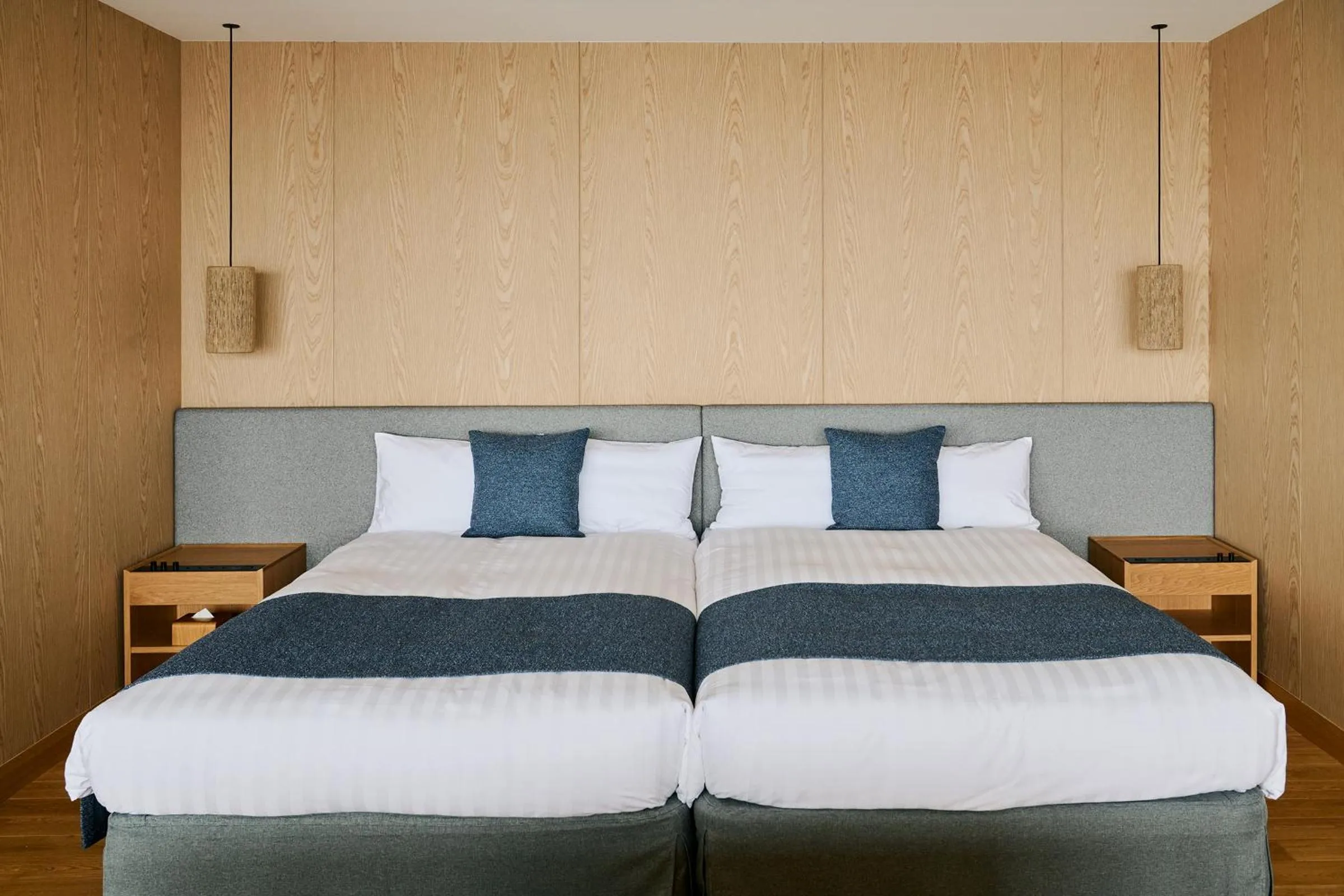 Bed in samana hotel Yakushima