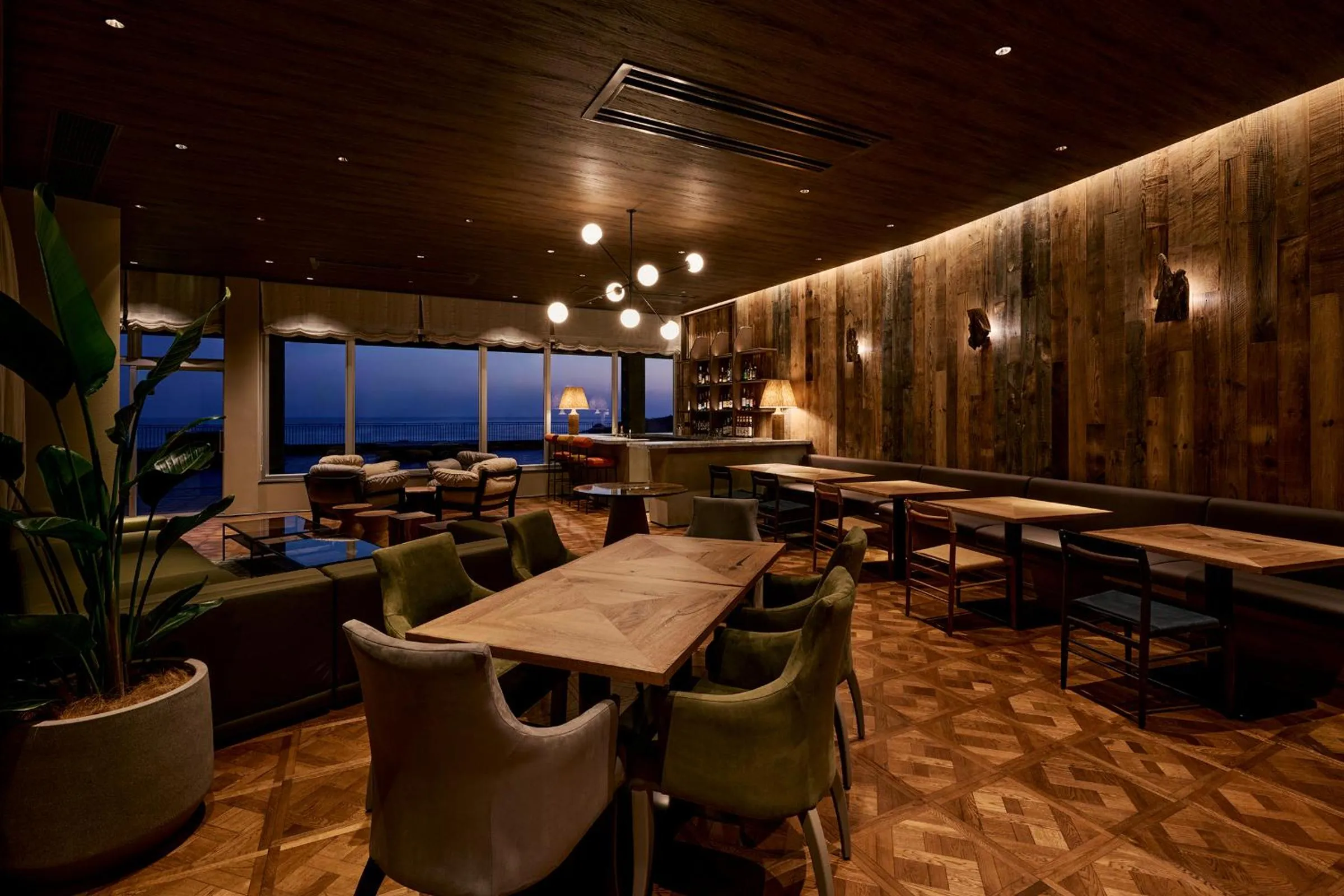 Lounge or bar in samana hotel Yakushima