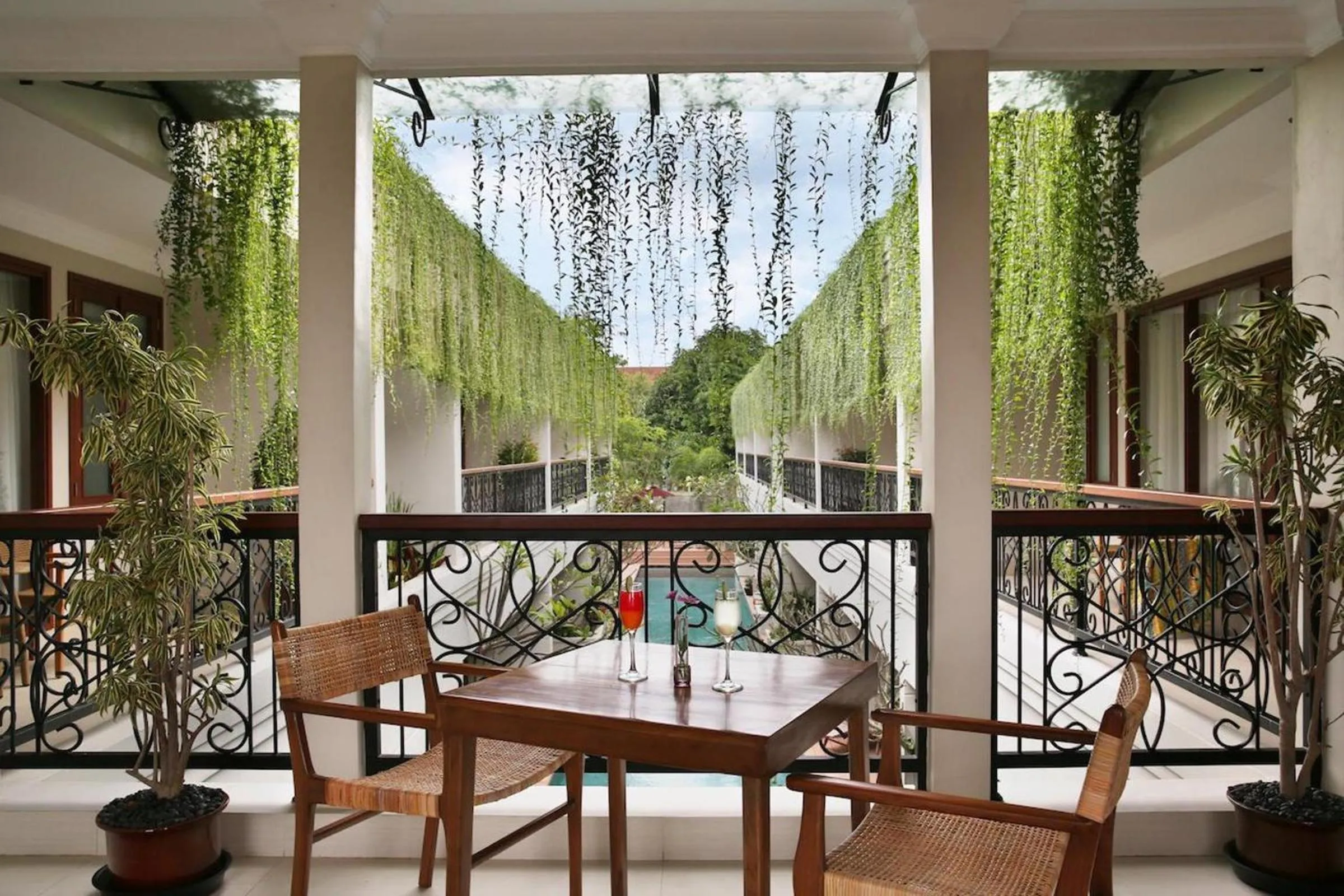 Balcony/Terrace in Seminyak Lagoon All Suites Hotel
