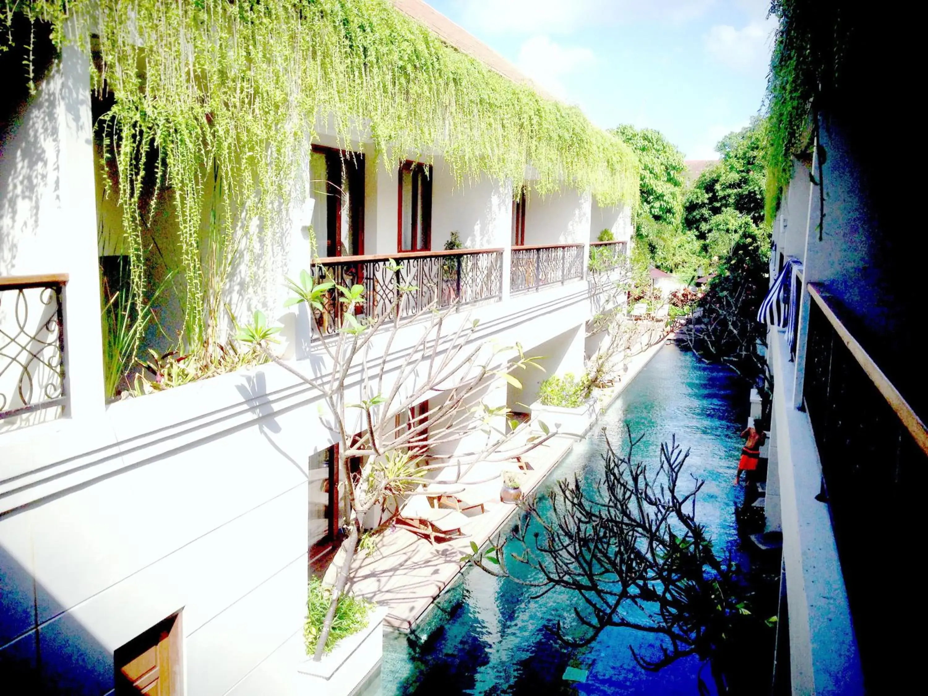 Swimming pool in Seminyak Lagoon All Suites Hotel Swimming pool in Seminyak Lagoon All Suites Hotel
