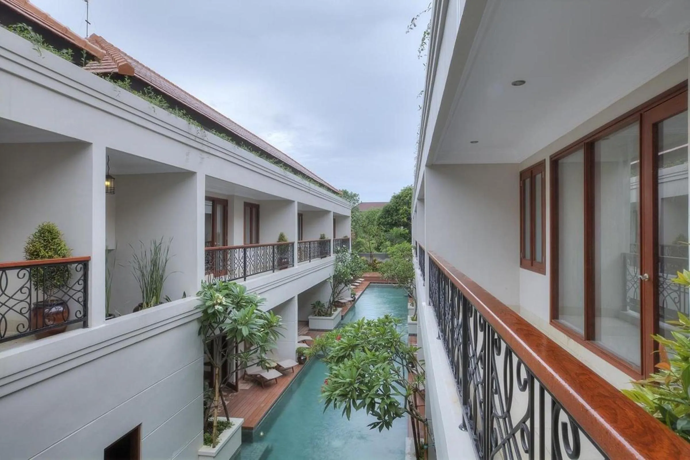 Swimming pool in Seminyak Lagoon All Suites Hotel