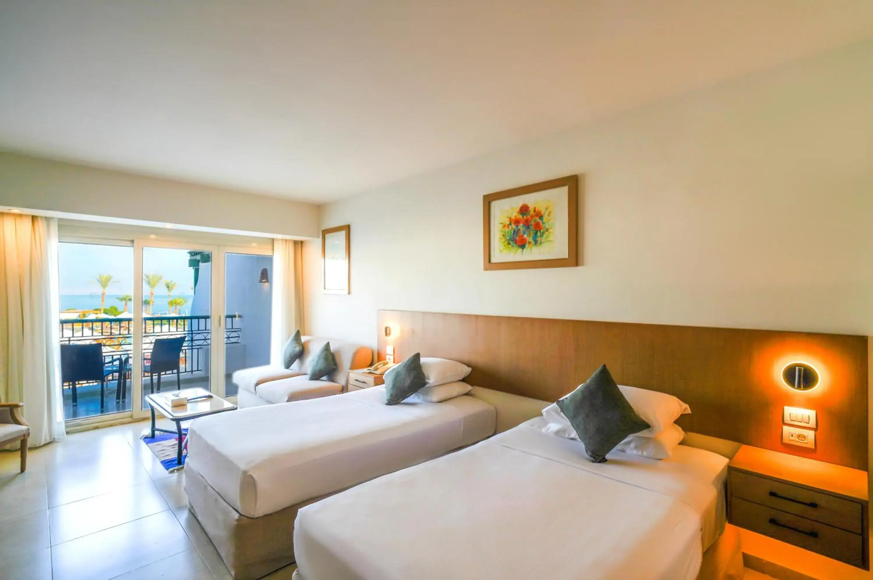 Bed in Safir Sharm Waterfalls Resort Bed in Safir Sharm Waterfalls Resort