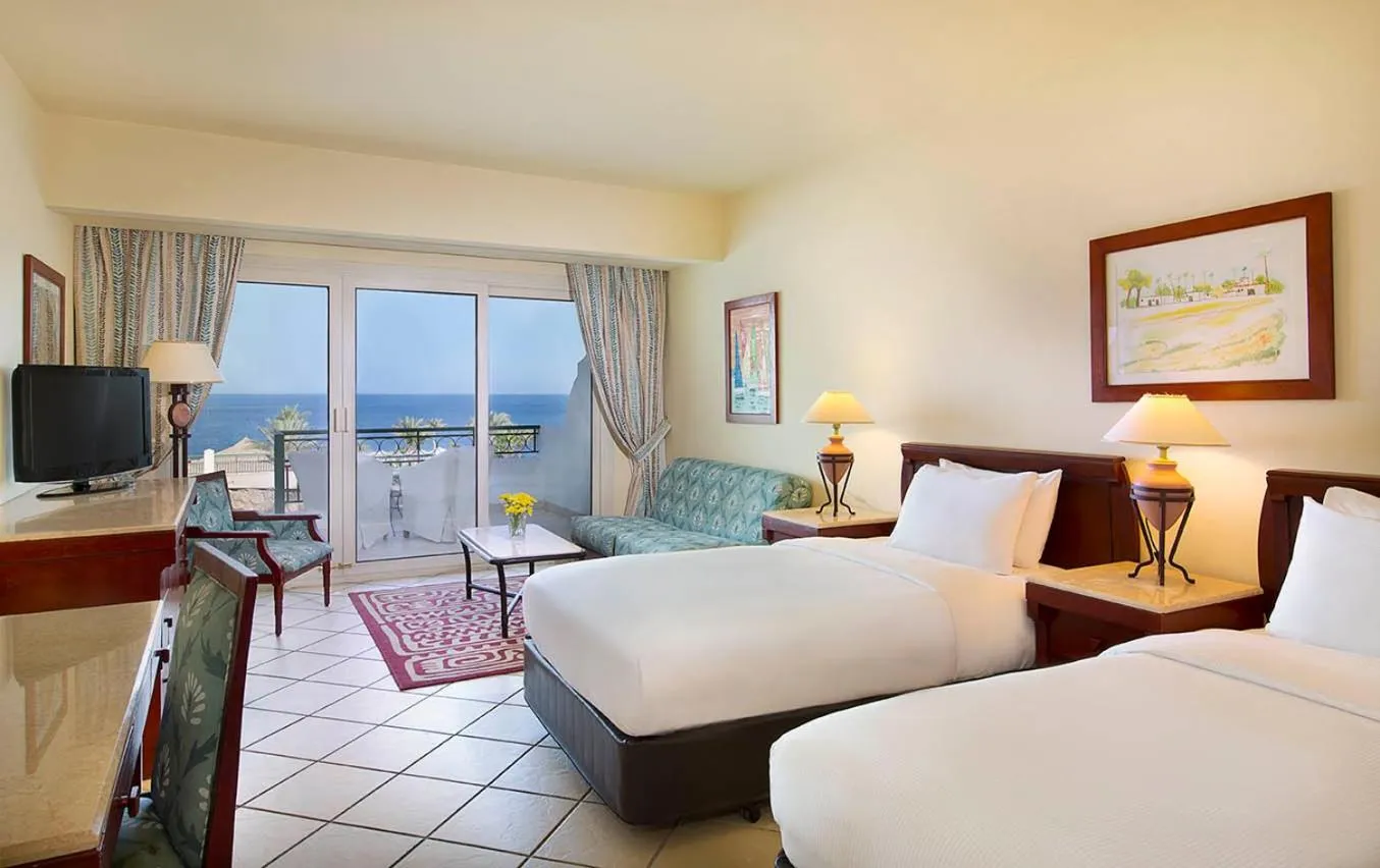 Bed in Safir Sharm Waterfalls Resort