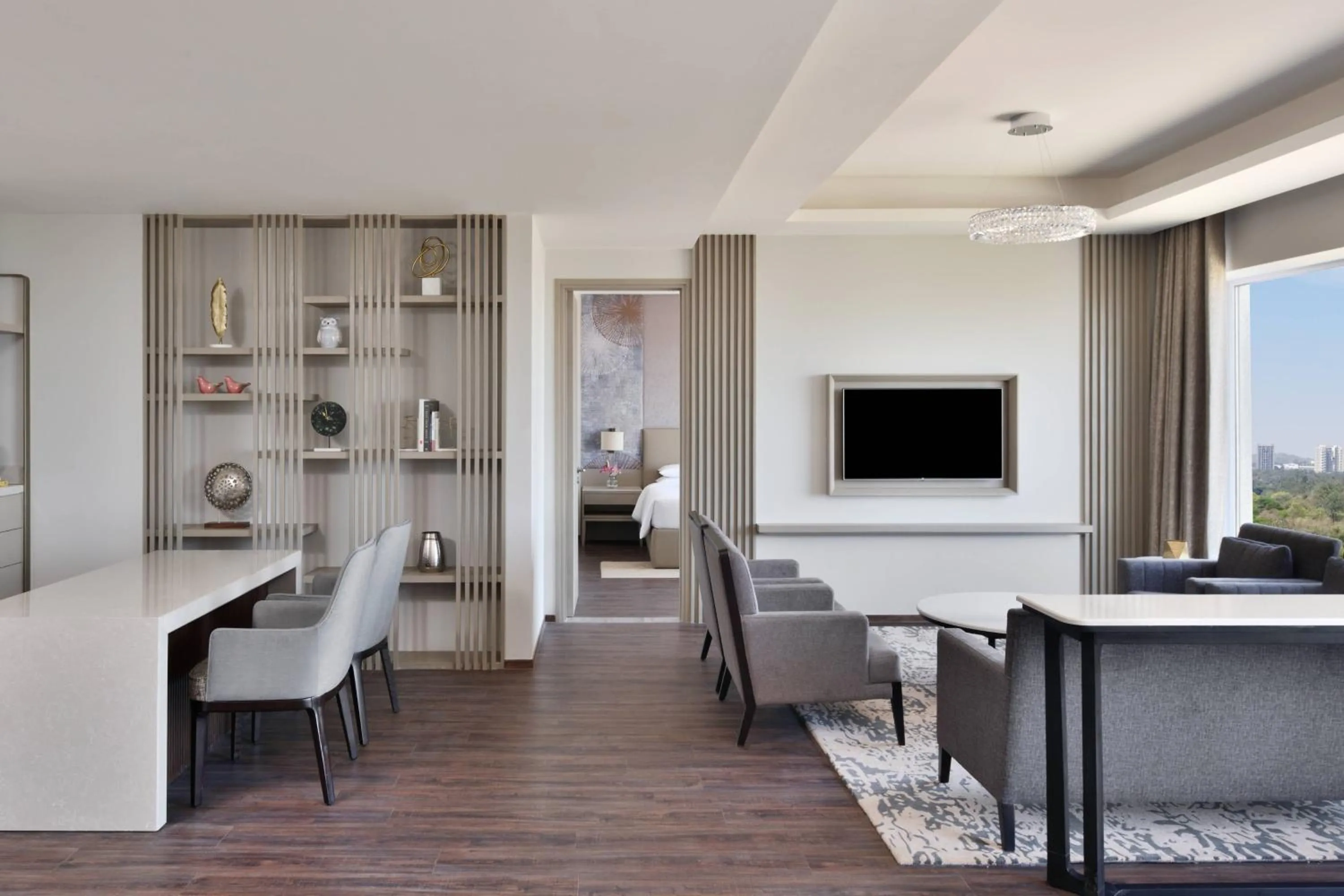 Living room in Courtyard by Marriott Bhopal