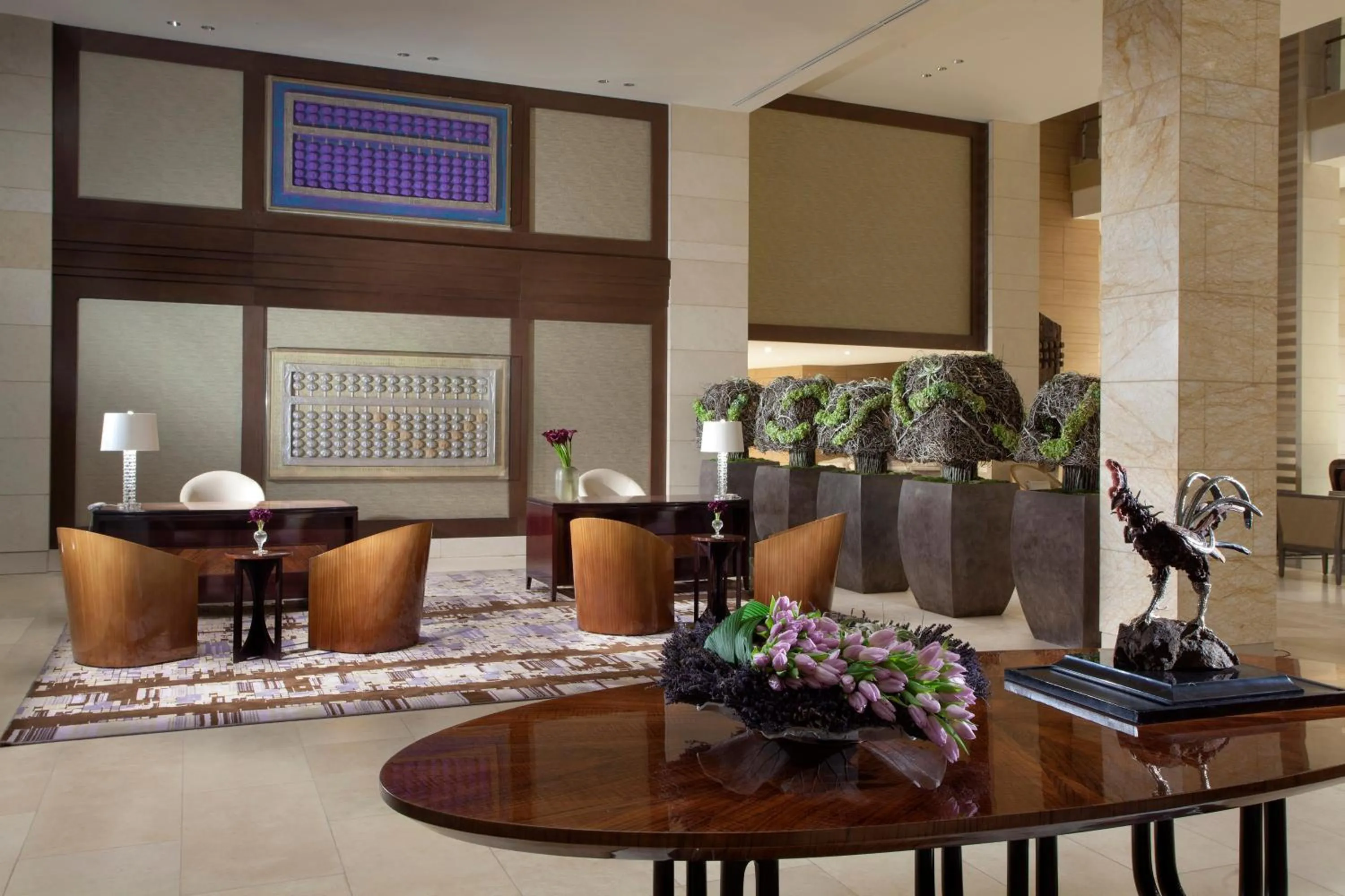 Lobby or reception in The Mulia
