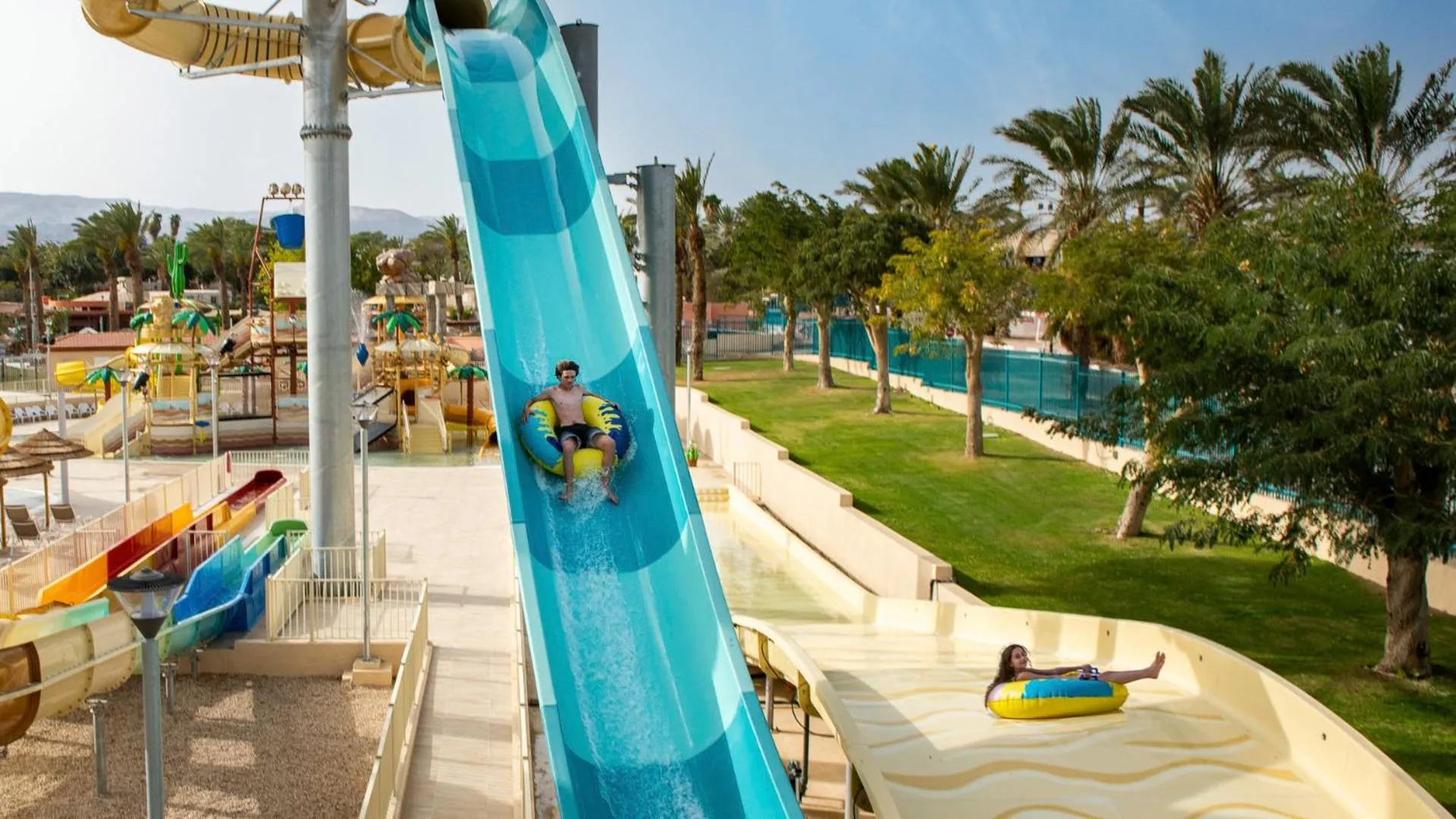Aqua park in U Splash Resort Eilat