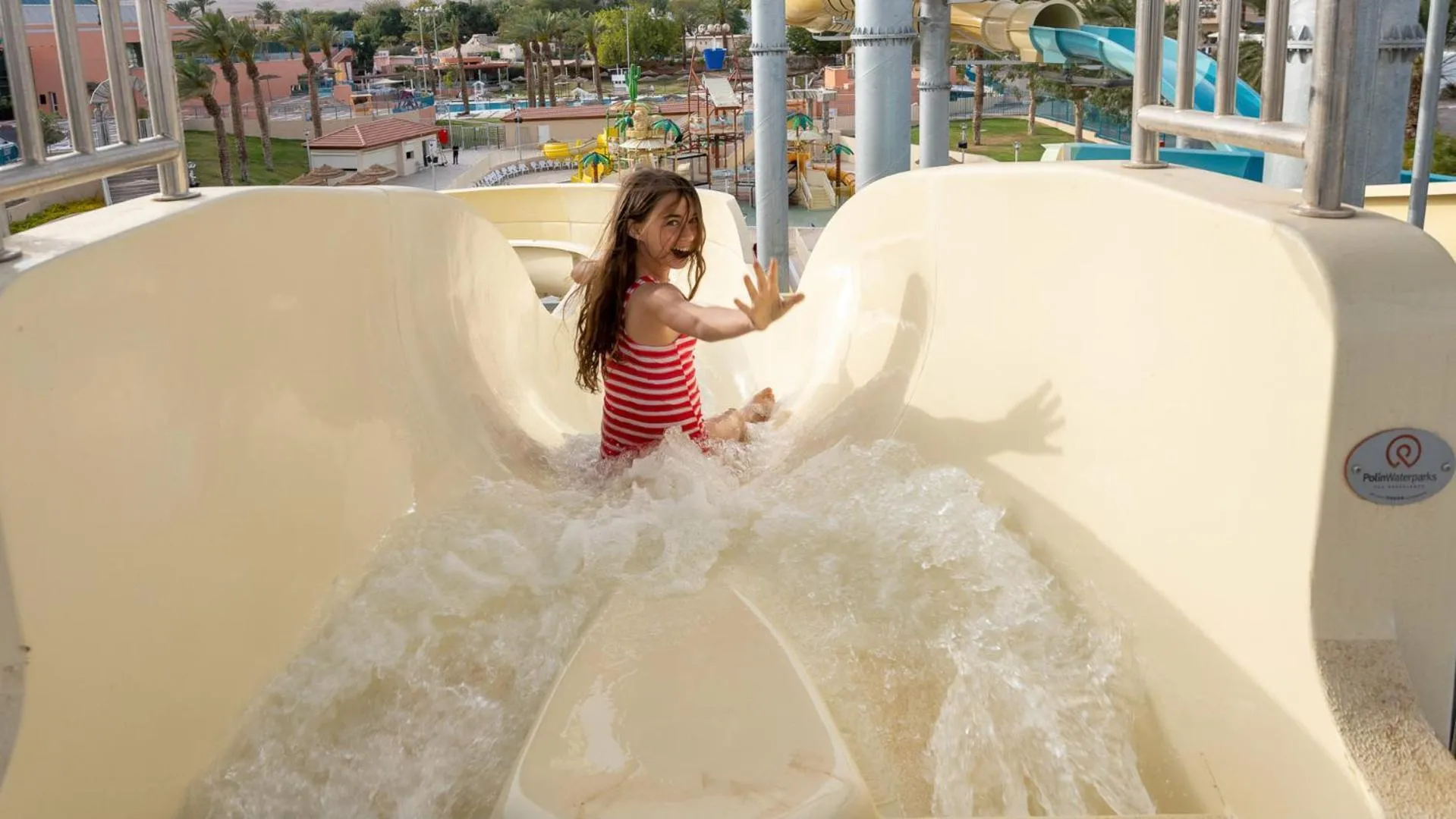 Aqua park in U Splash Resort Eilat