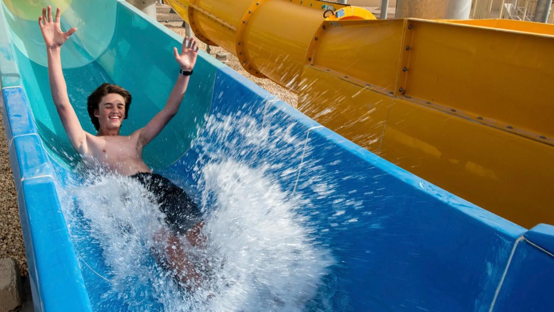 Aqua park in U Splash Resort Eilat