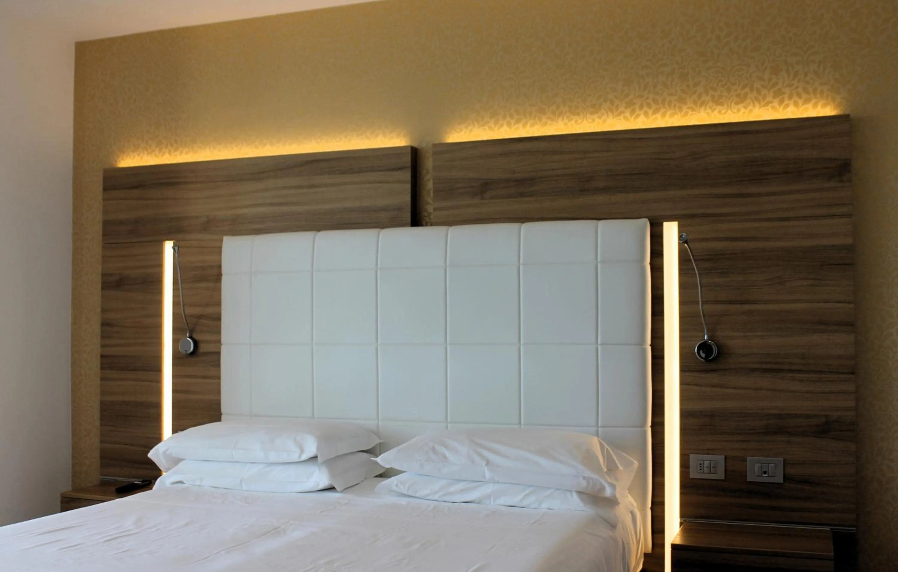 Bed in Kriss Internazionale Hotel