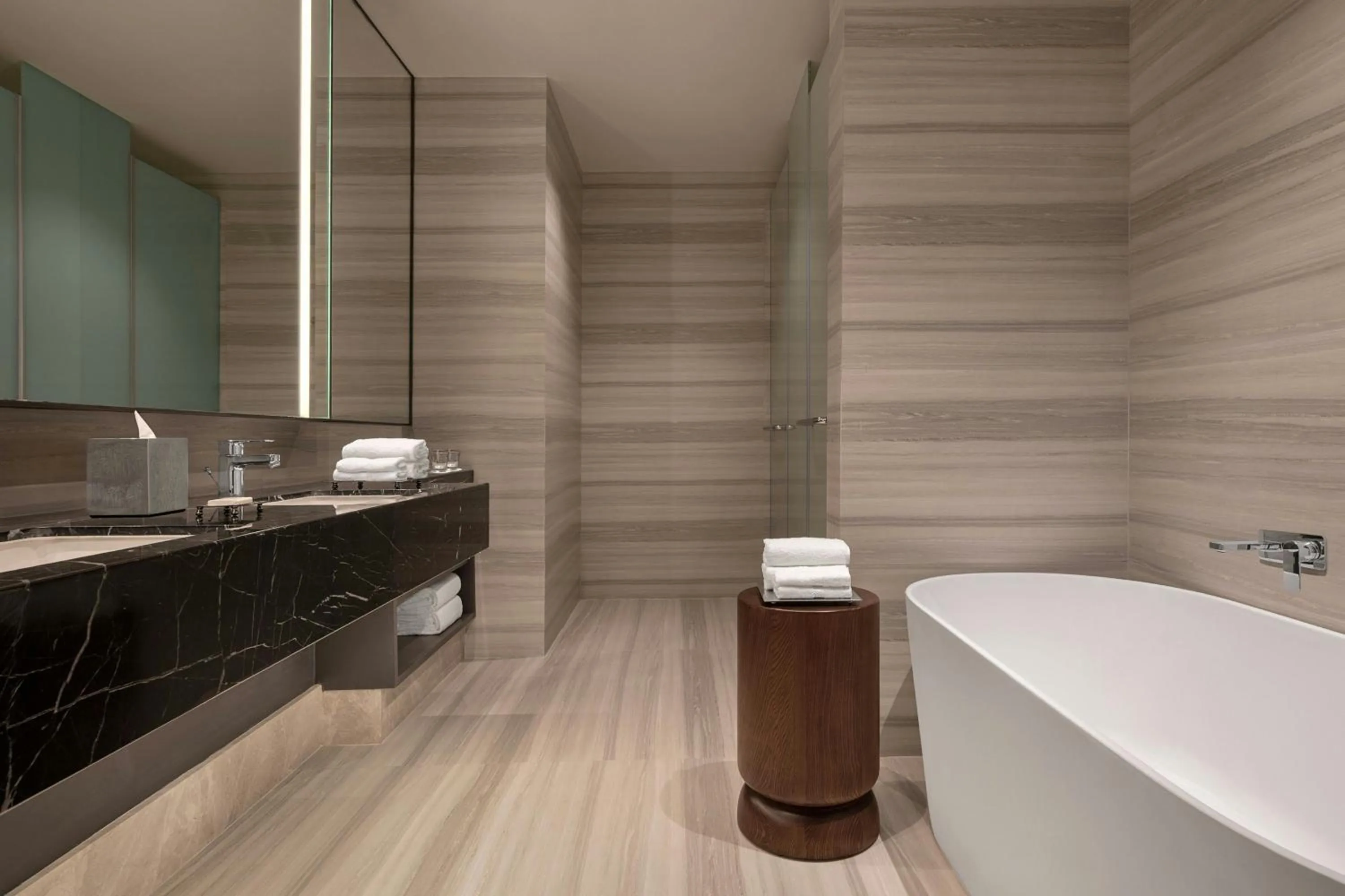 Bathroom in Bengaluru Marriott Hotel Whitefield