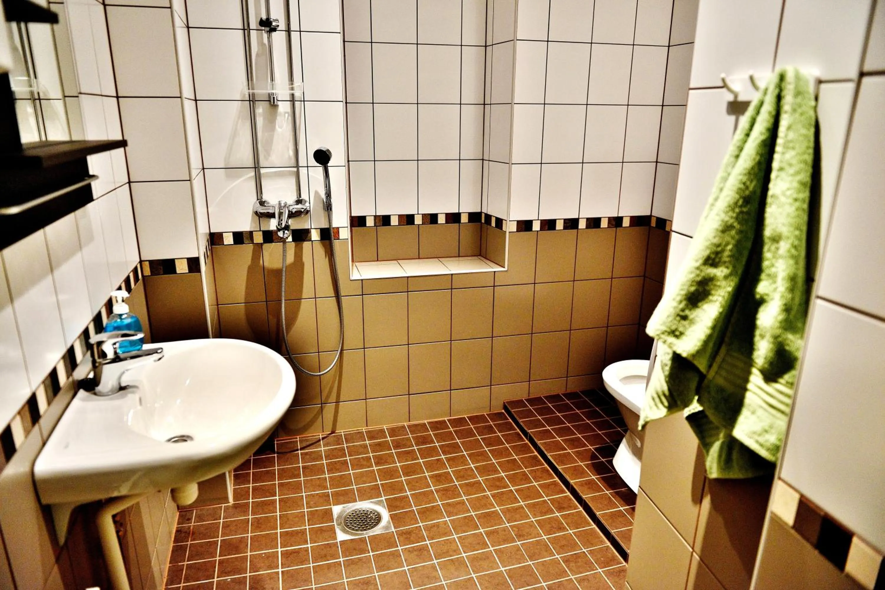 Shower in Hostel Diana Park