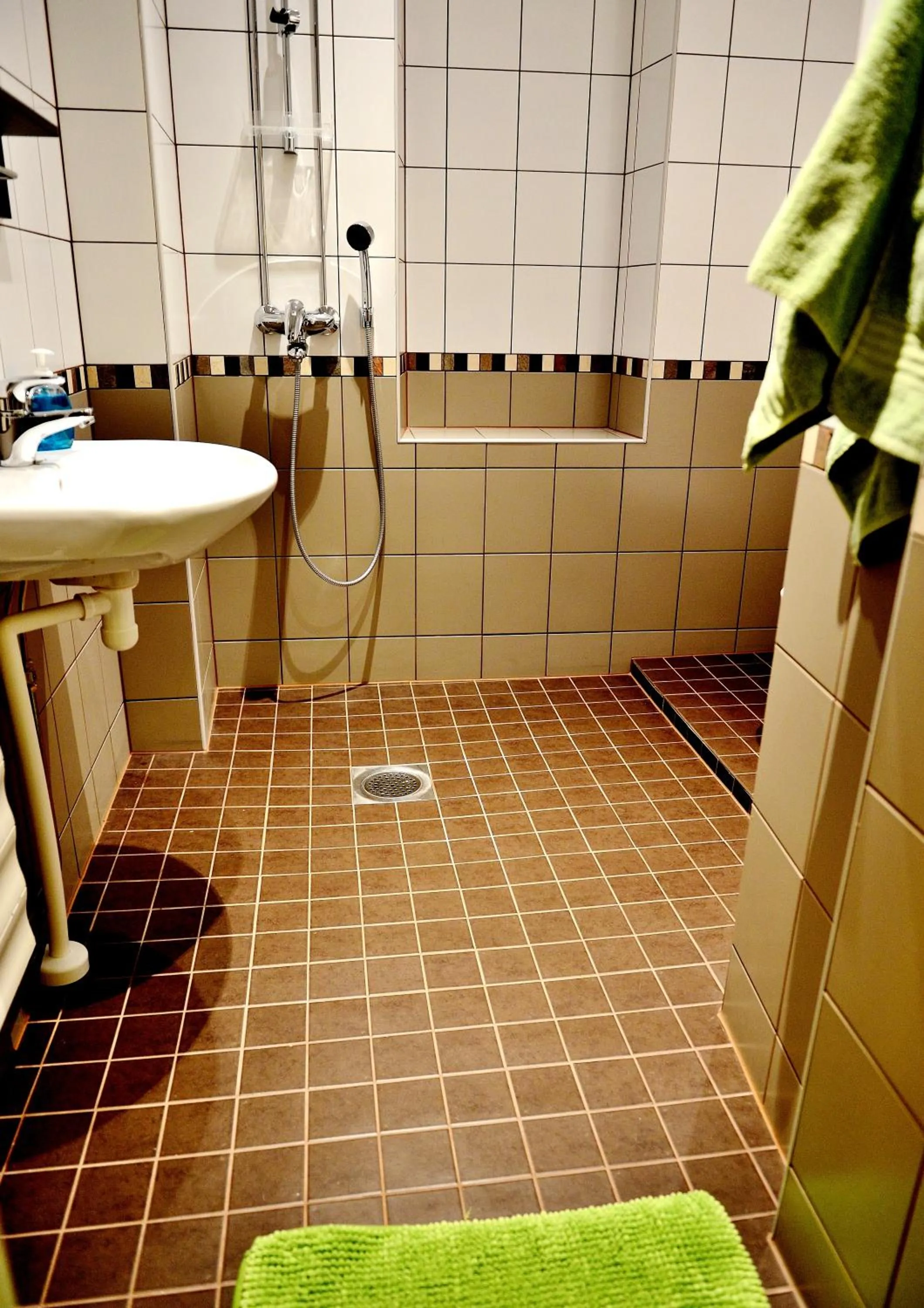 Shower in Hostel Diana Park