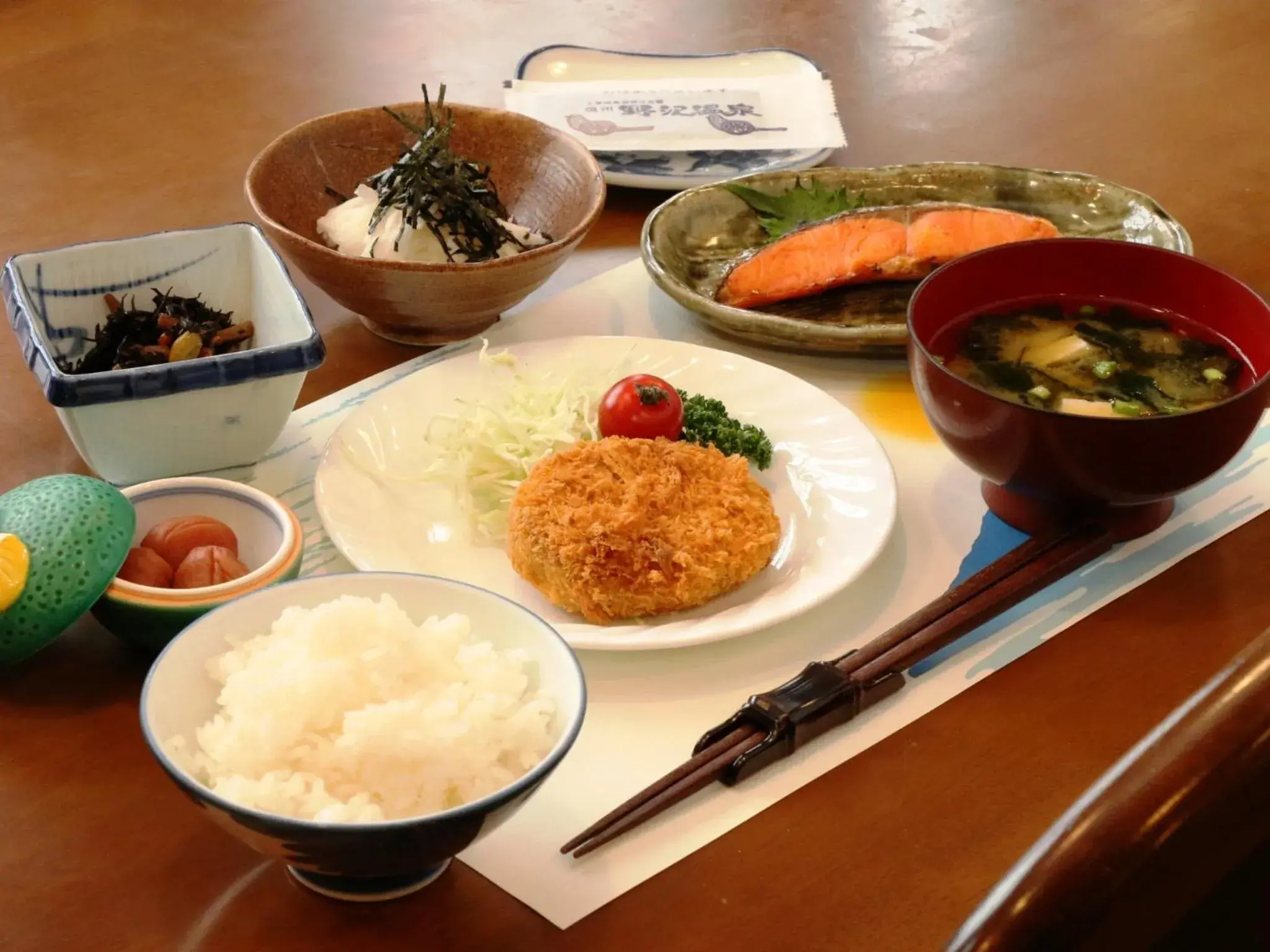 Asian breakfast, Food in Lodge Yukiyama