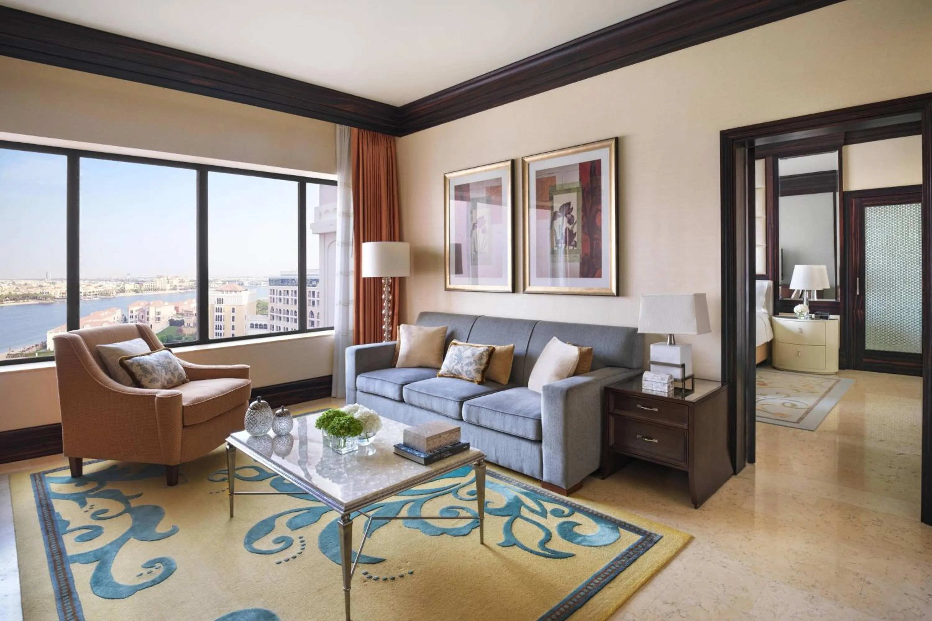 Living room in The Ritz-Carlton Abu Dhabi, Grand Canal