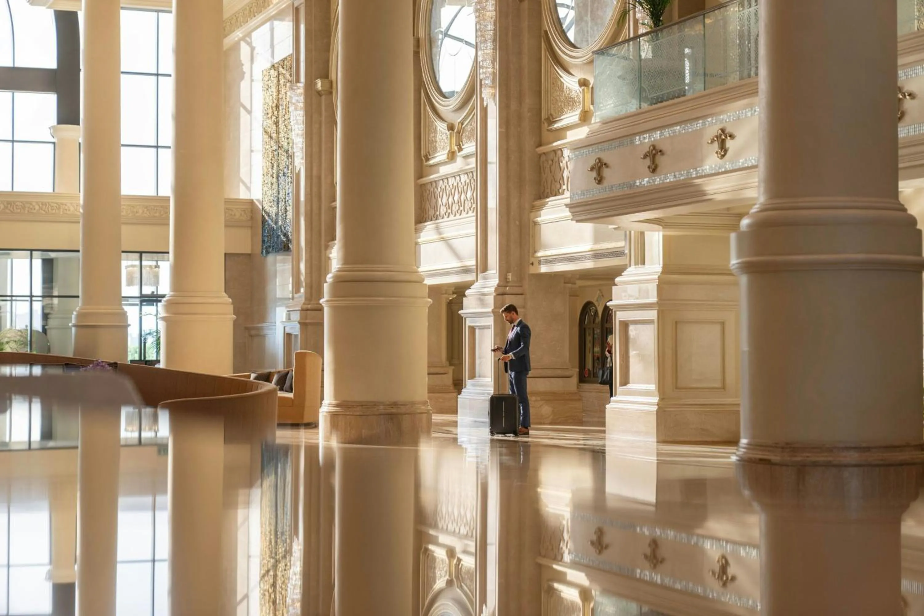 Lobby or reception in The Ritz-Carlton Abu Dhabi, Grand Canal
