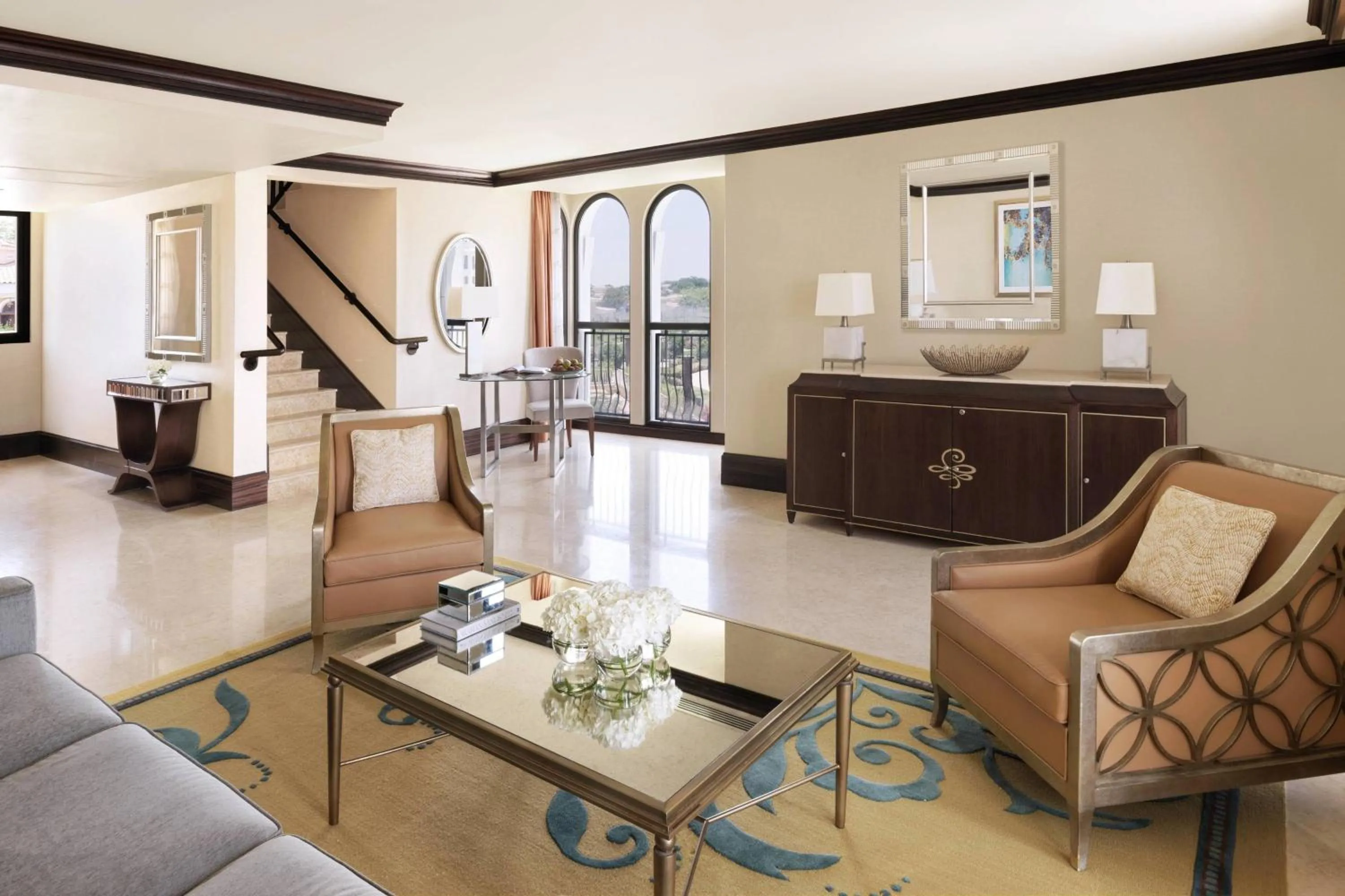 Living room in The Ritz-Carlton Abu Dhabi, Grand Canal