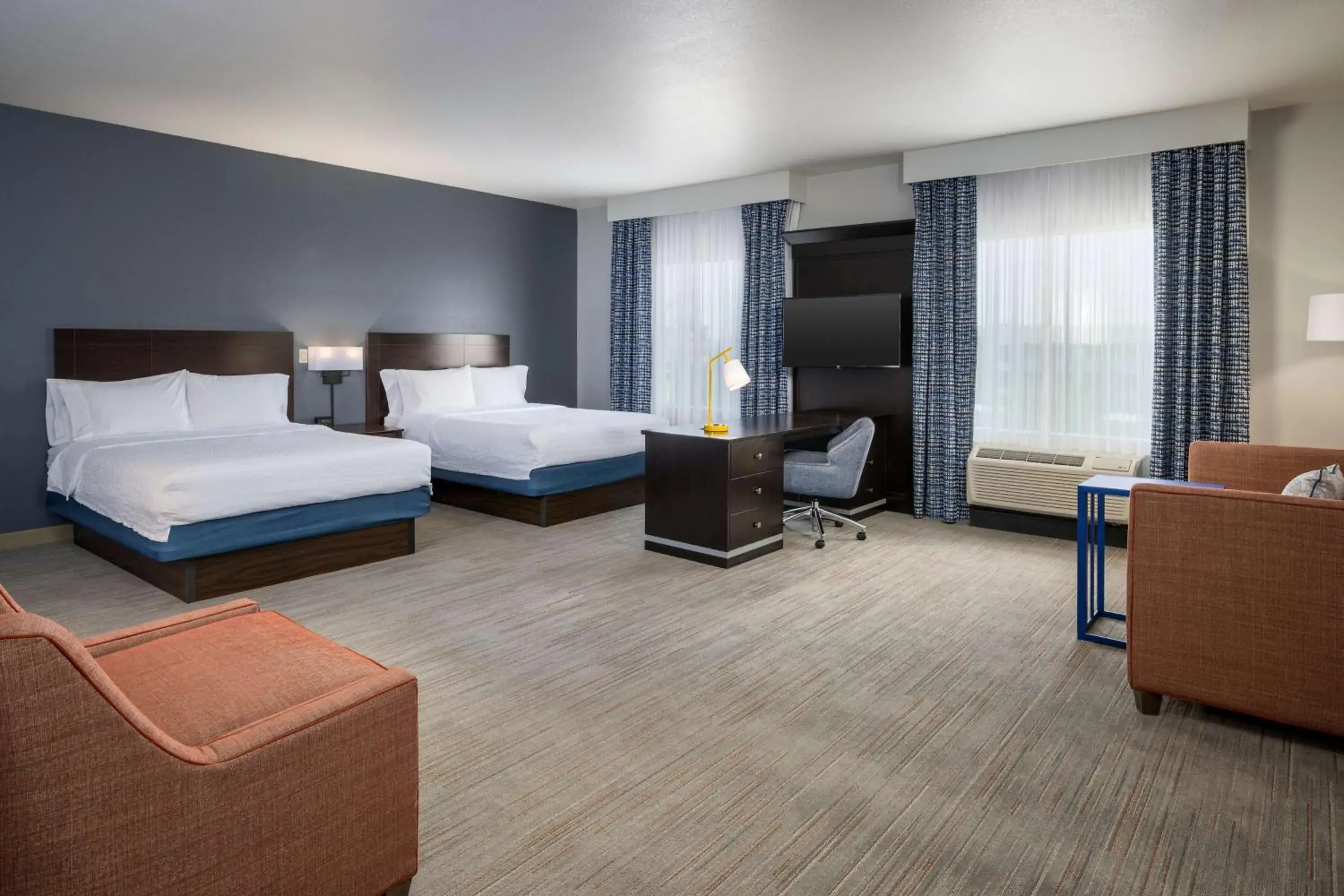 Queen Studio Suite with Two Queen Beds - Non-Smoking in Hampton Inn & Suites Phoenix North/Happy Valley Queen Studio Suite with Two Queen Beds - Non-Smoking in Hampton Inn & Suites Phoenix North/Happy Valley